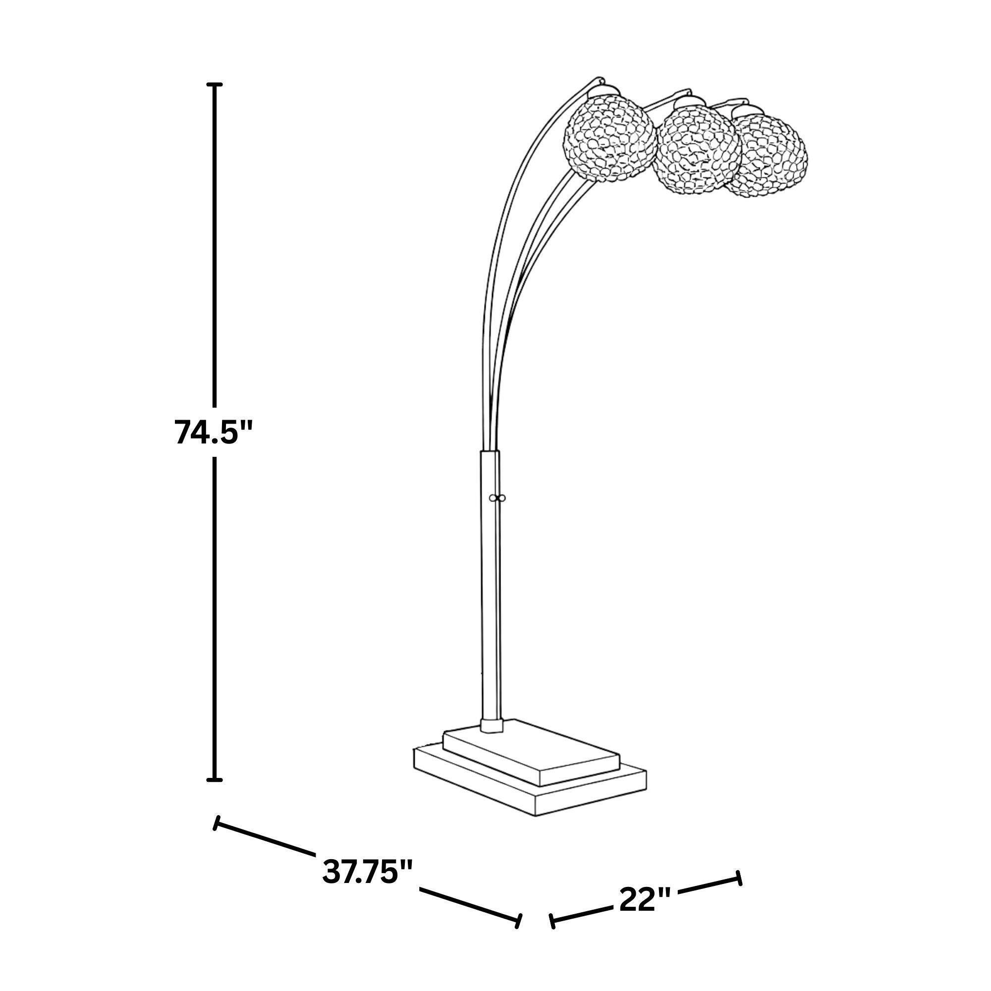 LumiSource Willow Floor Lamp, , large