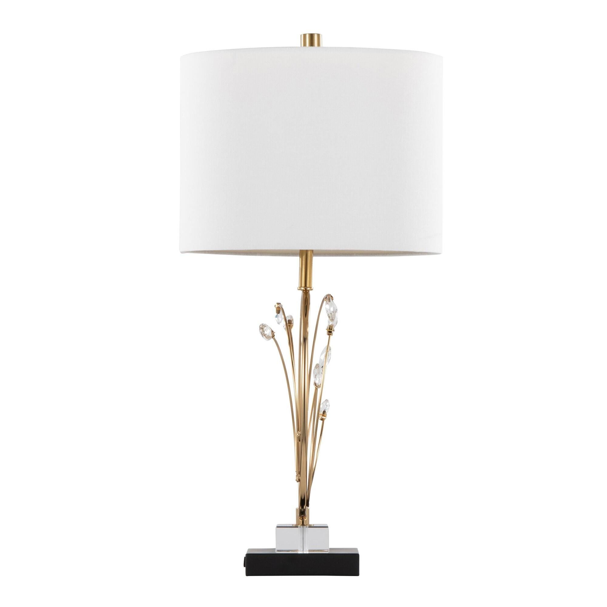 LumiSource Crystal Table Lamp (Set of 2), , large