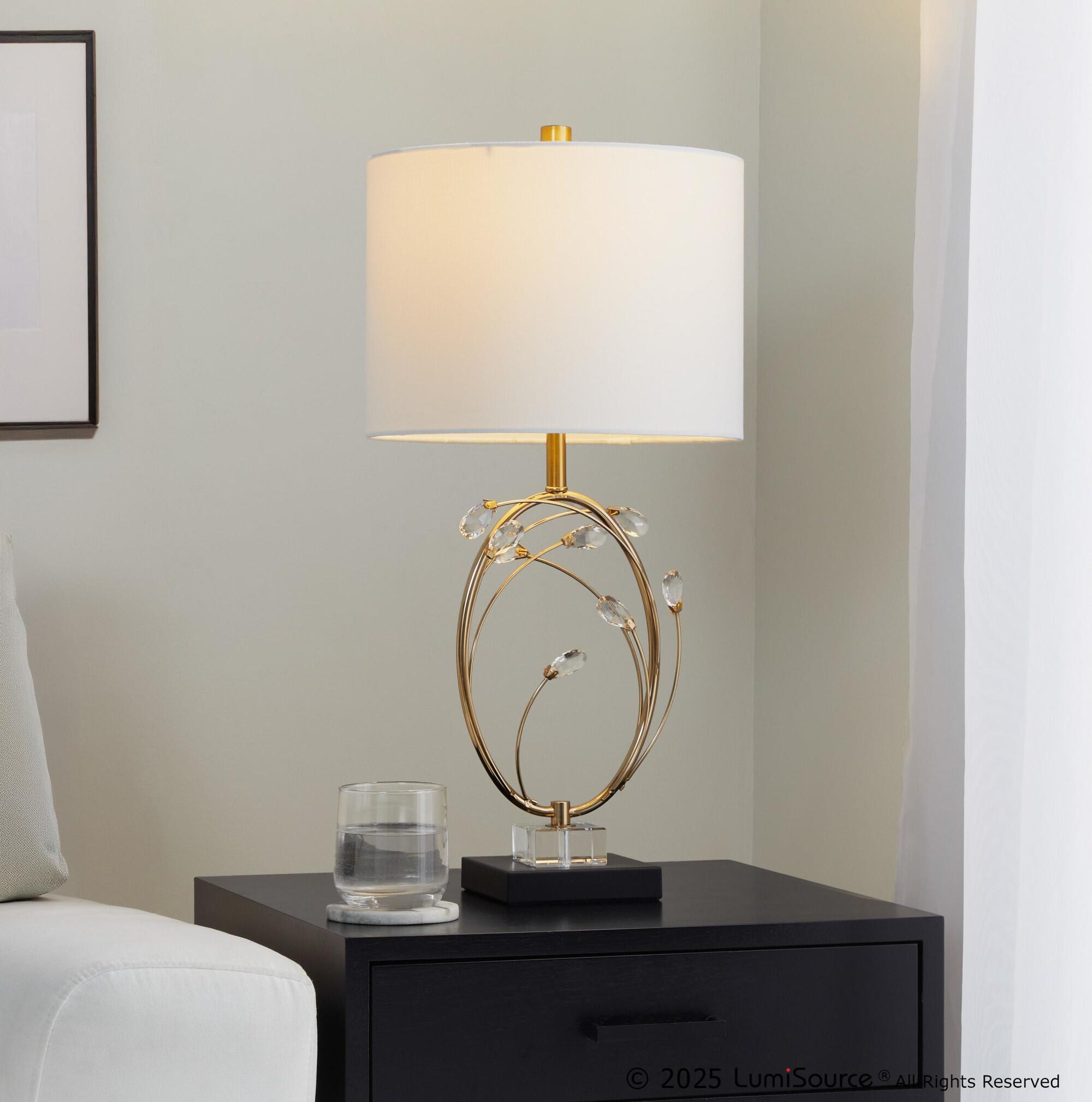 LumiSource Crystal Table Lamp (Set of 2), , large