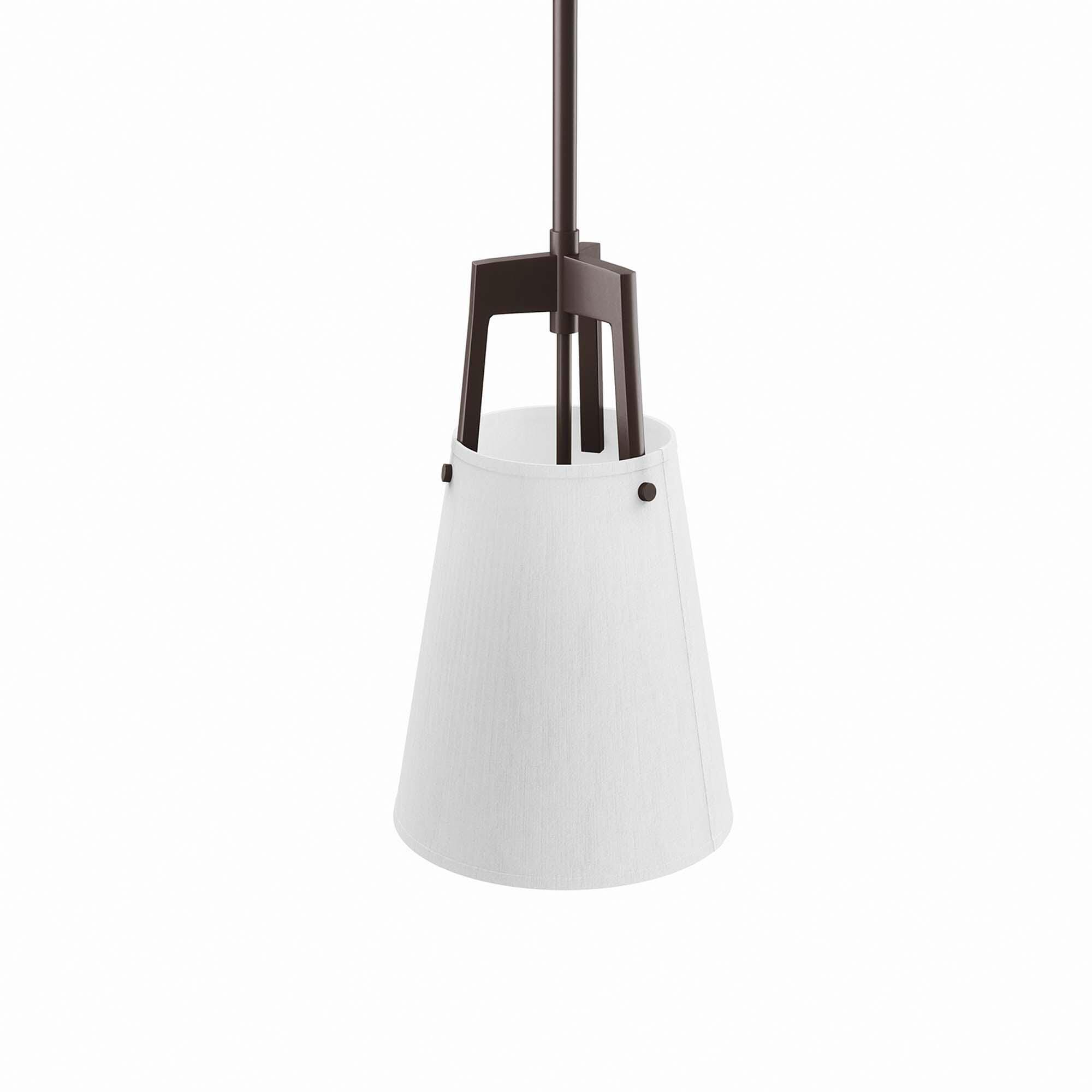 Modway Aspire Pendant Light, White/Bronze, large