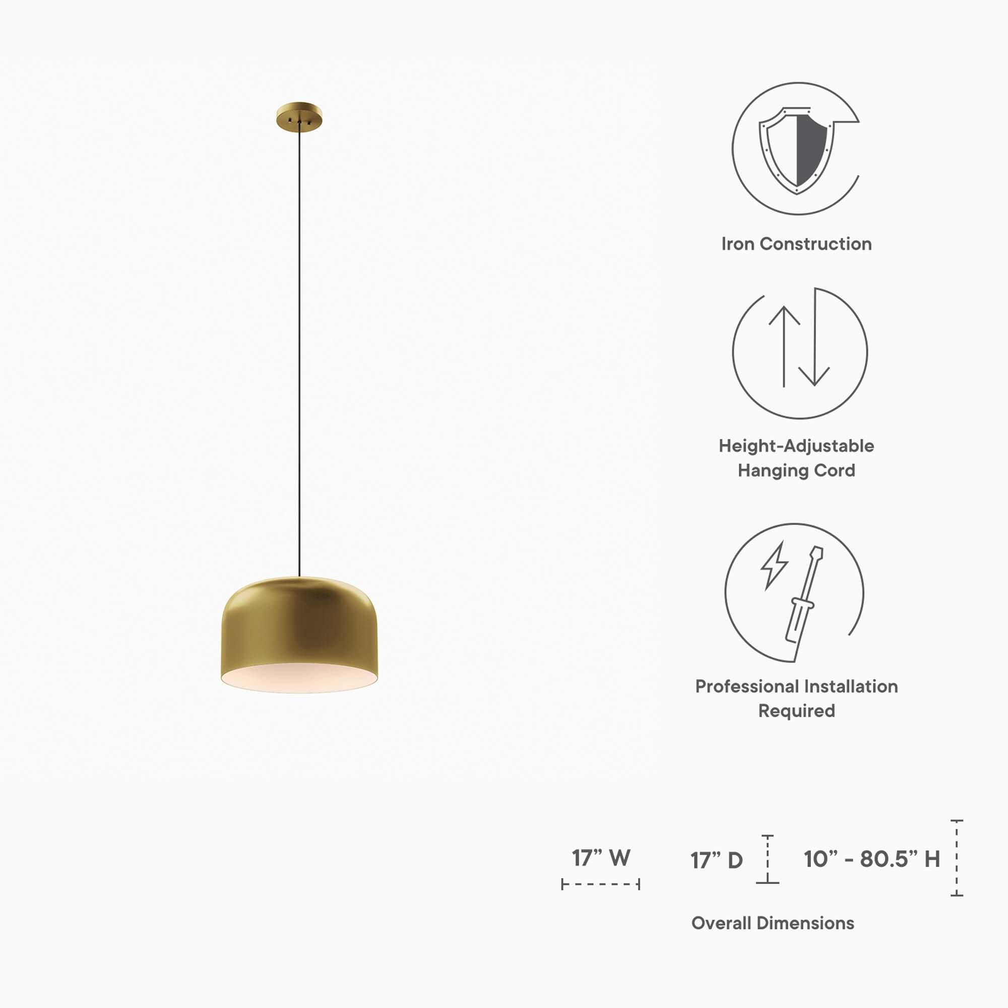 Modway Avenue Pendant Light, , large