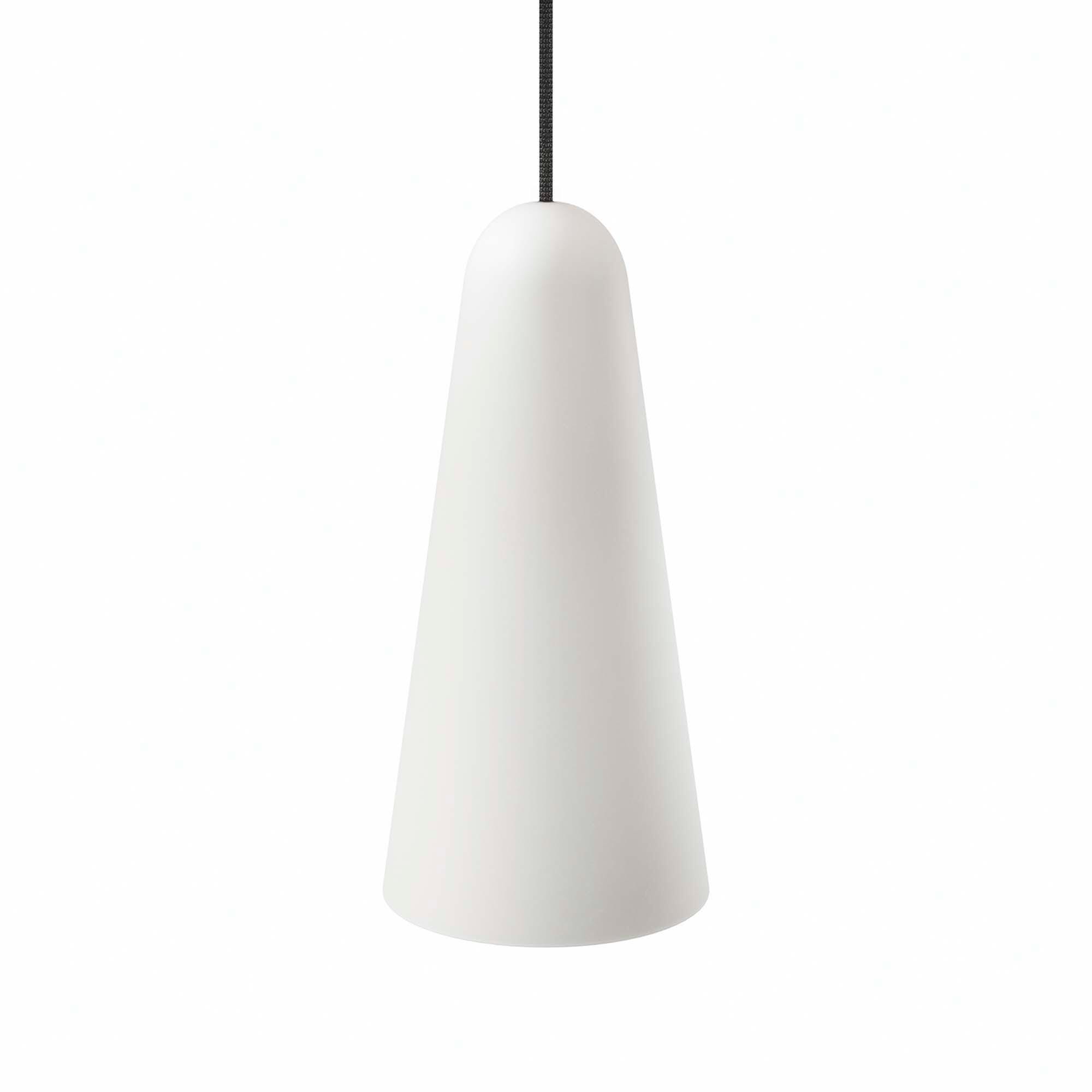 Modway Beacon Pendant Light, Opal/Black, large