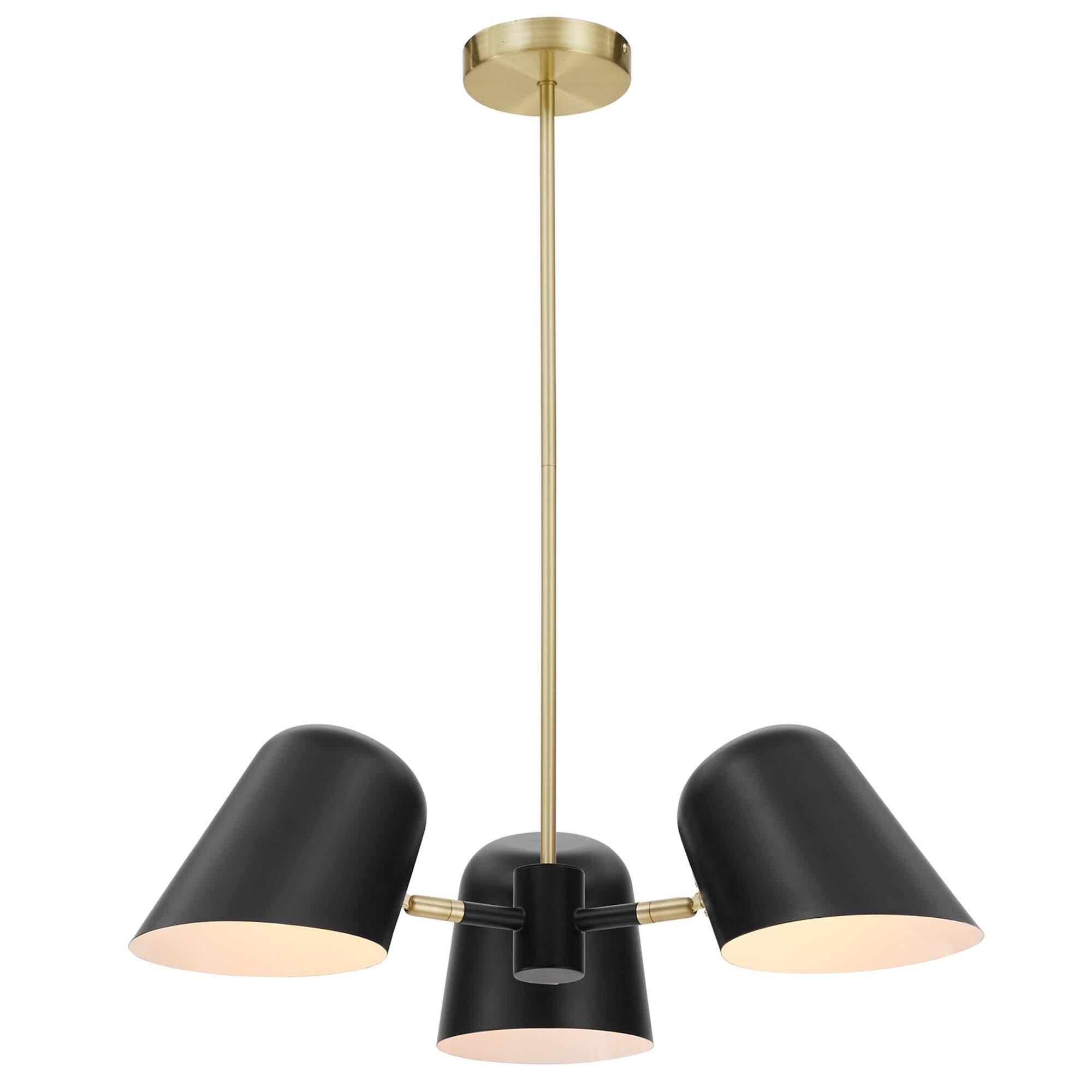 Modway Briana Pendant Light, Black, large