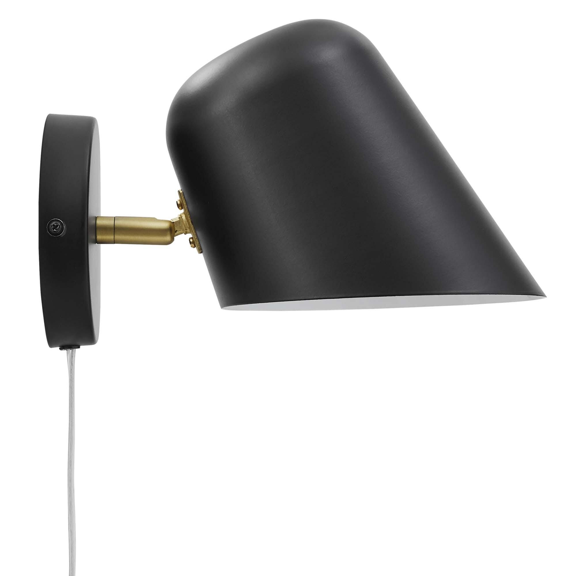 Modway Briana Wall Sconce, Black, large