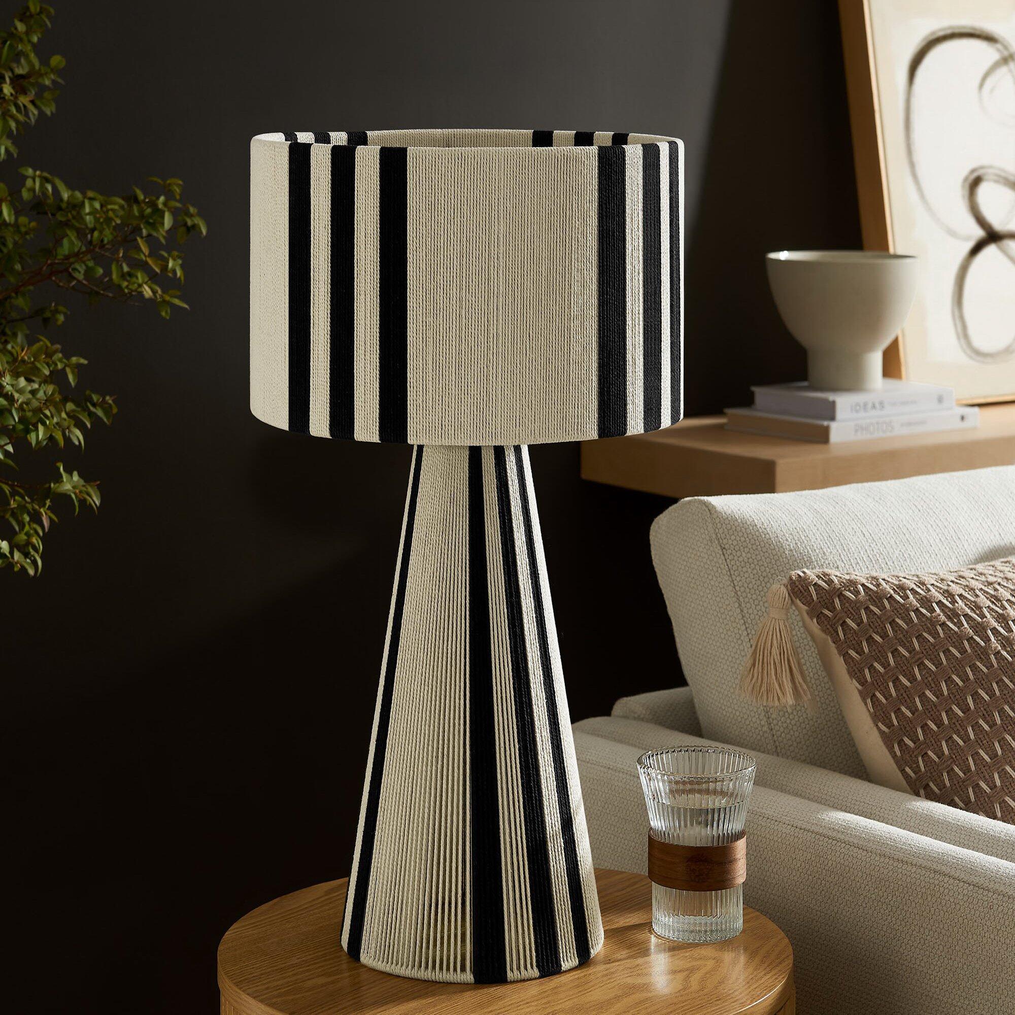 Modway Gia Table Lamp, Black, rollover