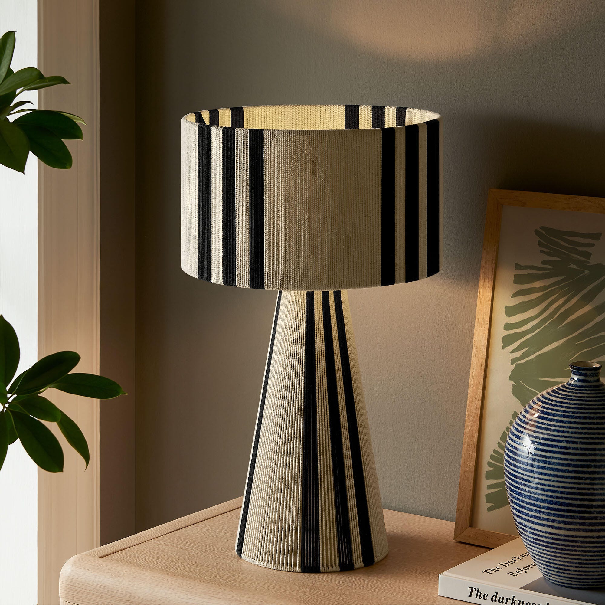 Modway Gia Table Lamp, Black, large