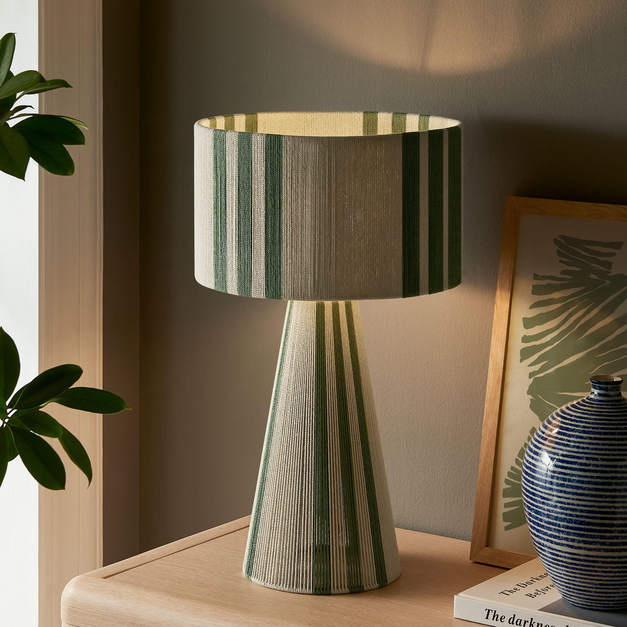Modway Gia Table Lamp, Basil Green, large