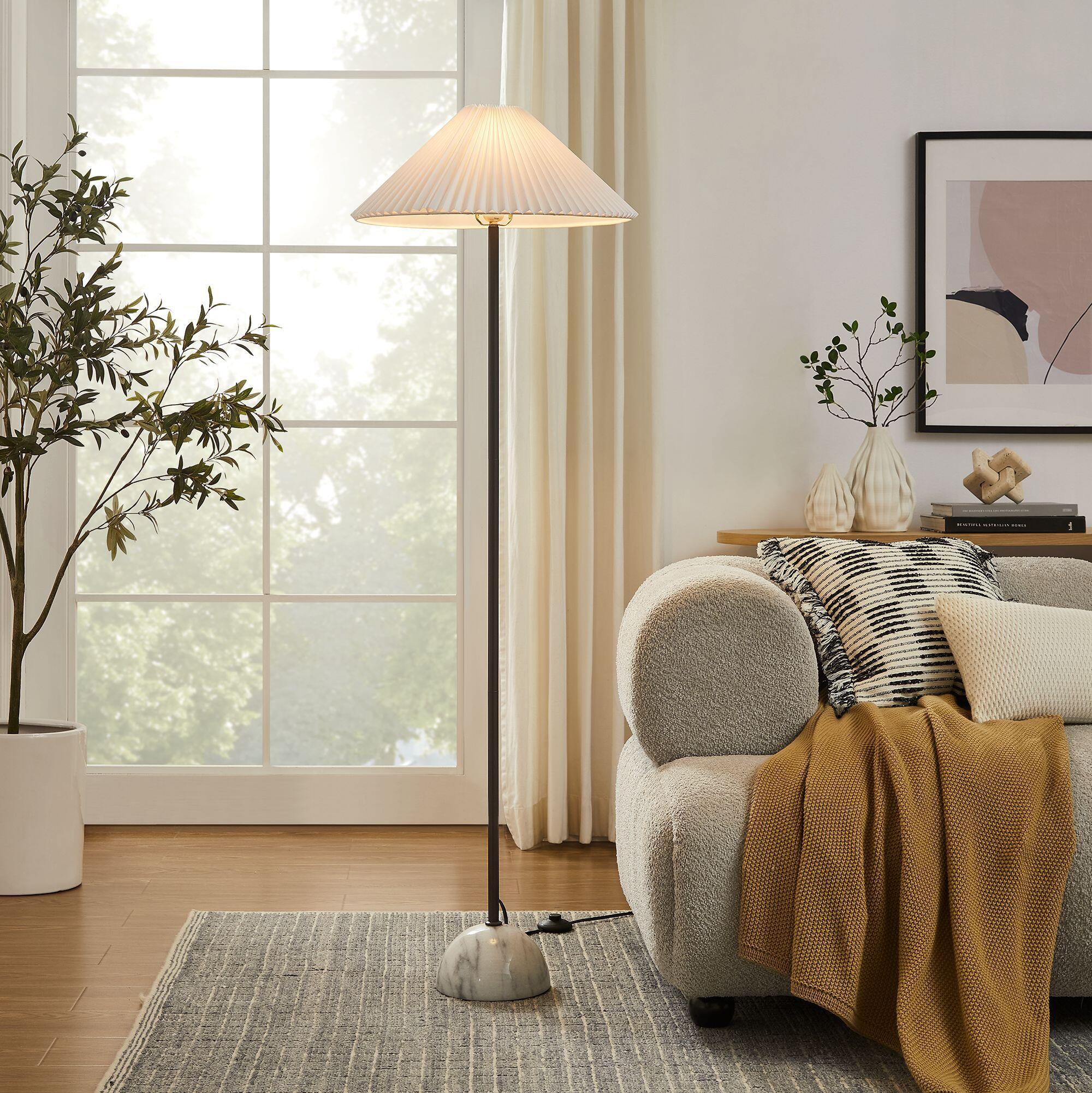 Modway Illusion Floor Lamp, Black, rollover