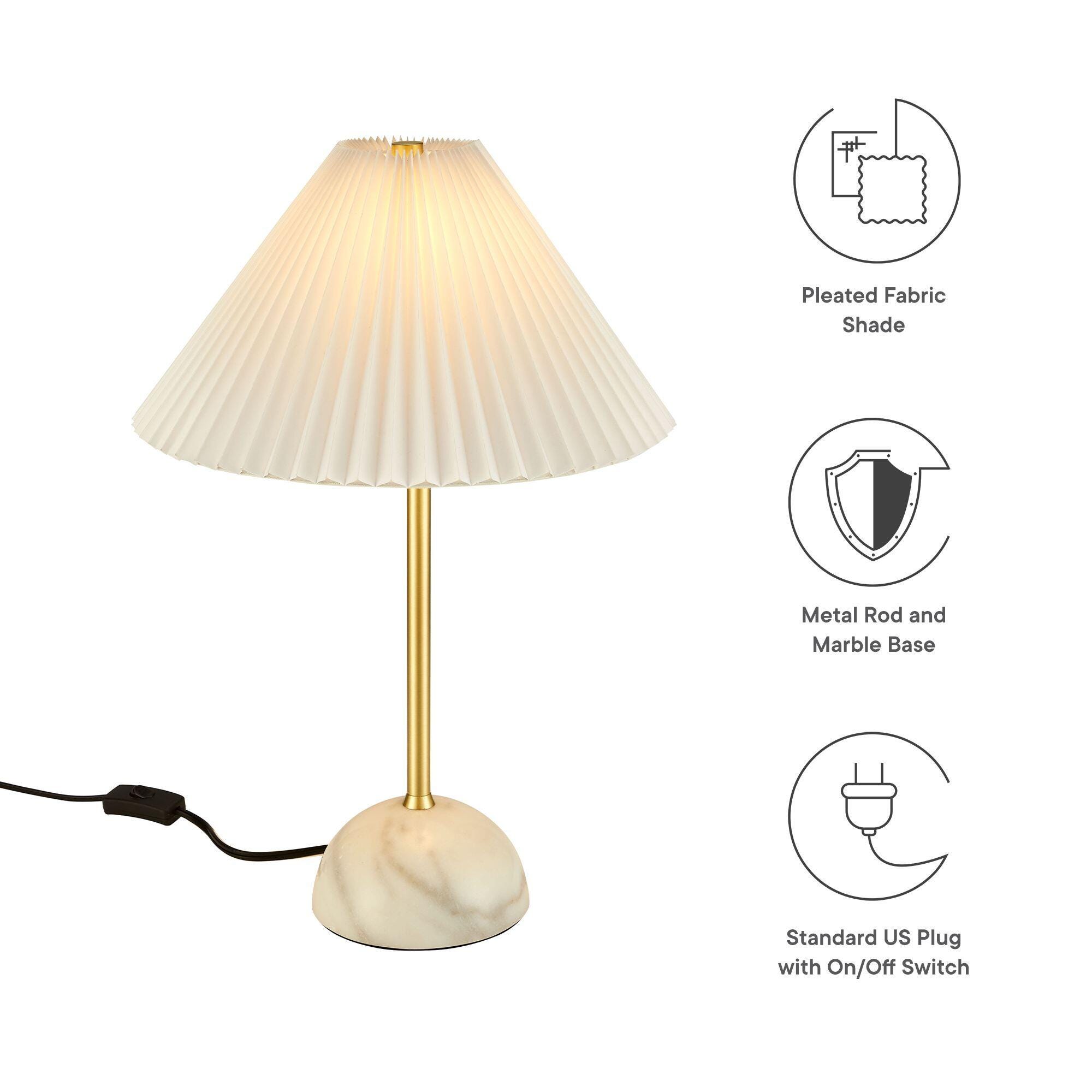 Modway Illusion Solid Floor Lamp, Brass, large