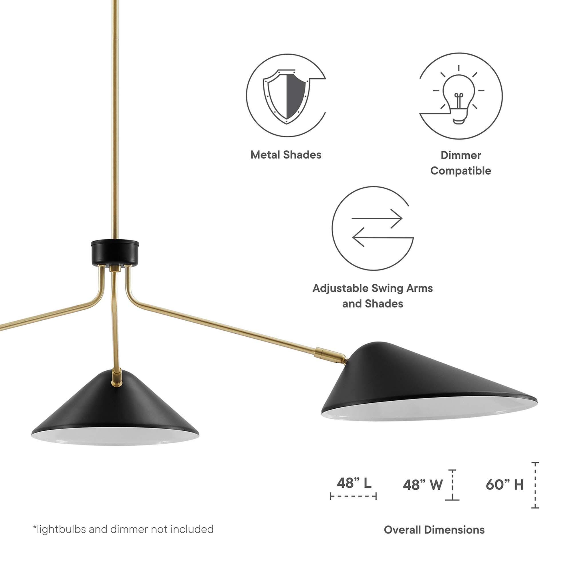 Modway Journey Solid Pendant Light, , large