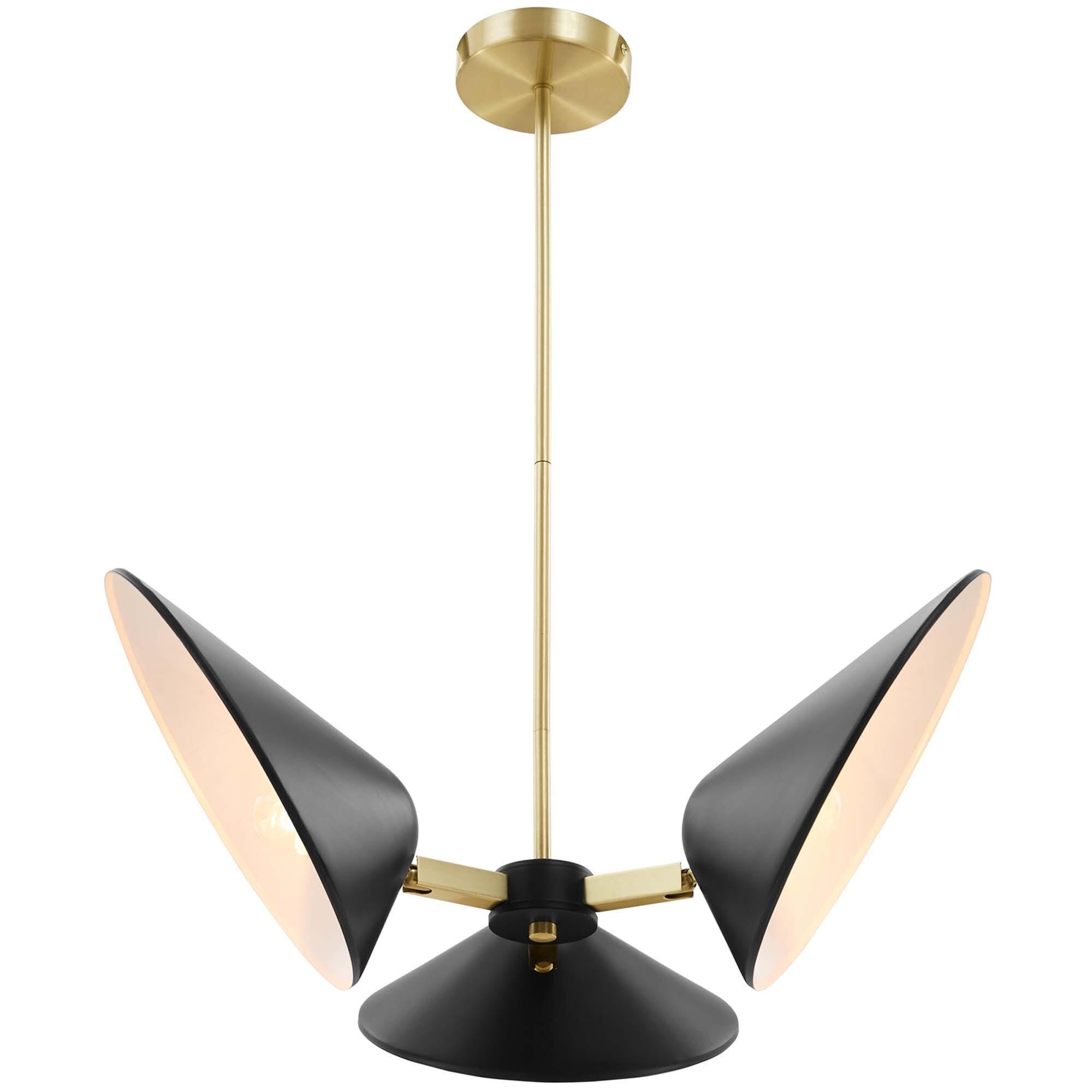 Modway Journey Pendant Light, Black, large