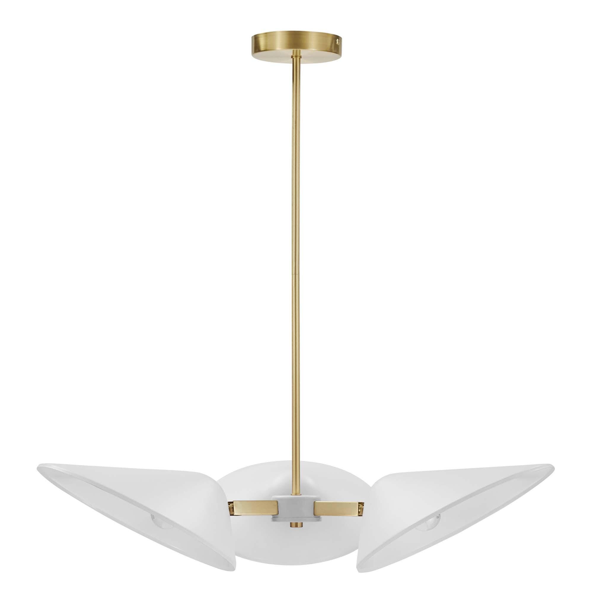 Modway Journey Pendant Light, White, large