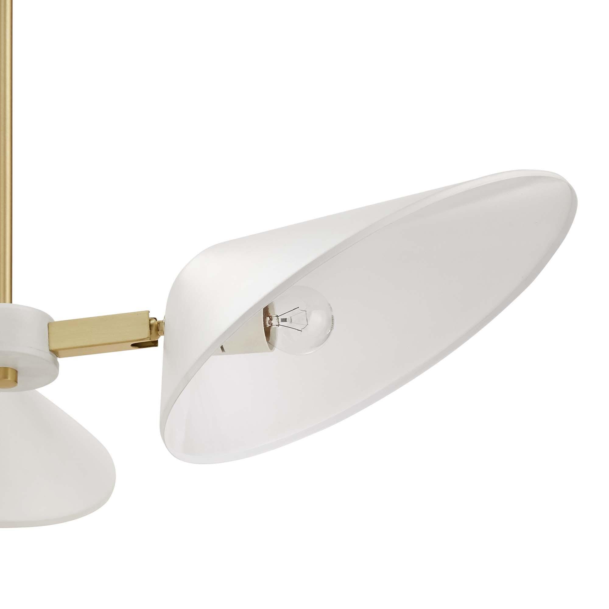 Modway Journey Pendant Light, White, large