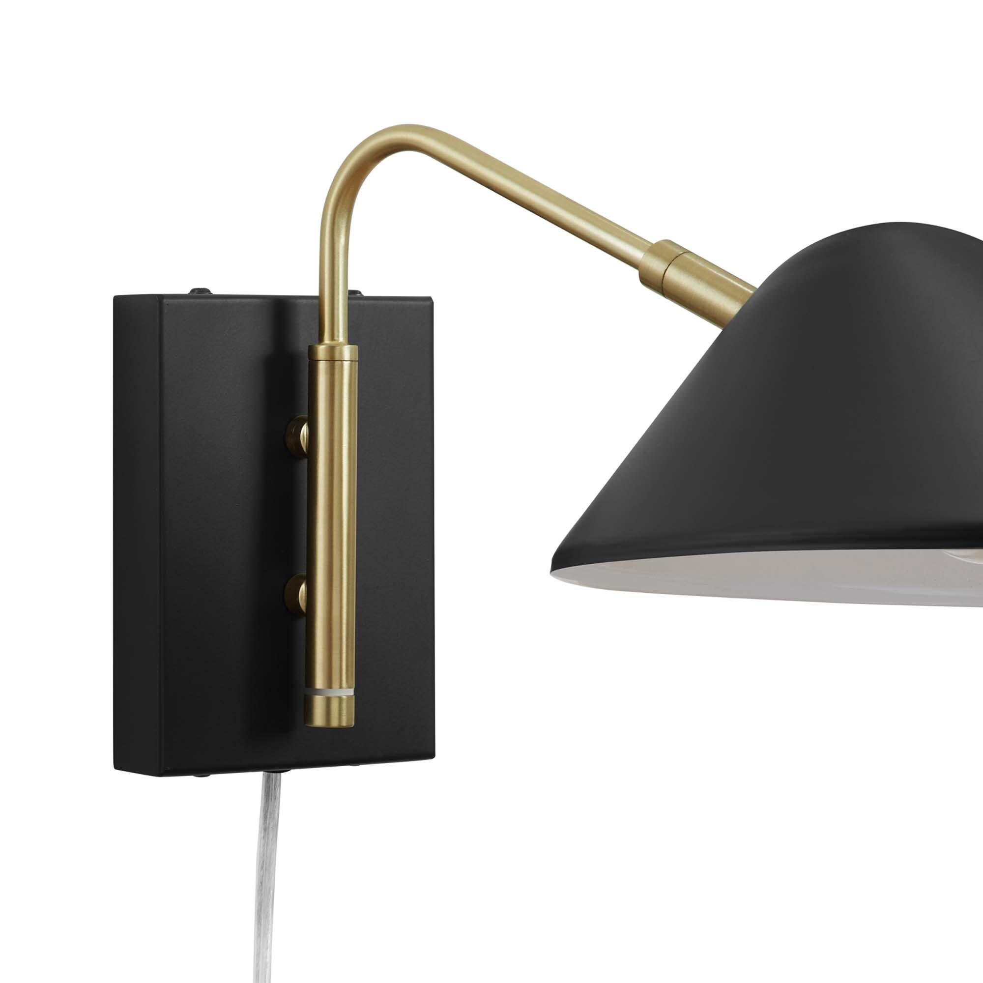 Modway Journey Wall Sconce, Black, large