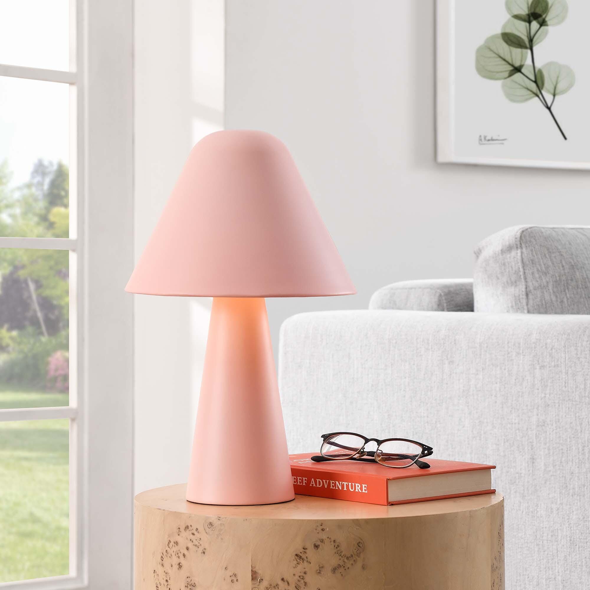 Modway Jovial Table Lamp, Pink, rollover