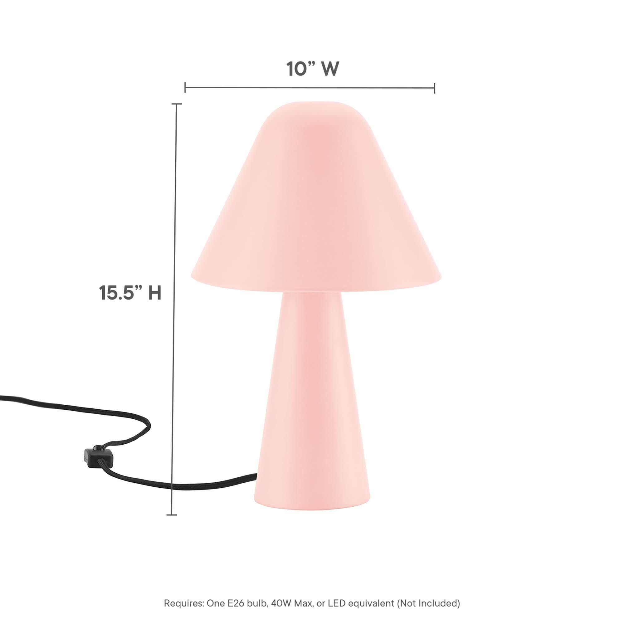 Modway Jovial Table Lamp, Pink, large