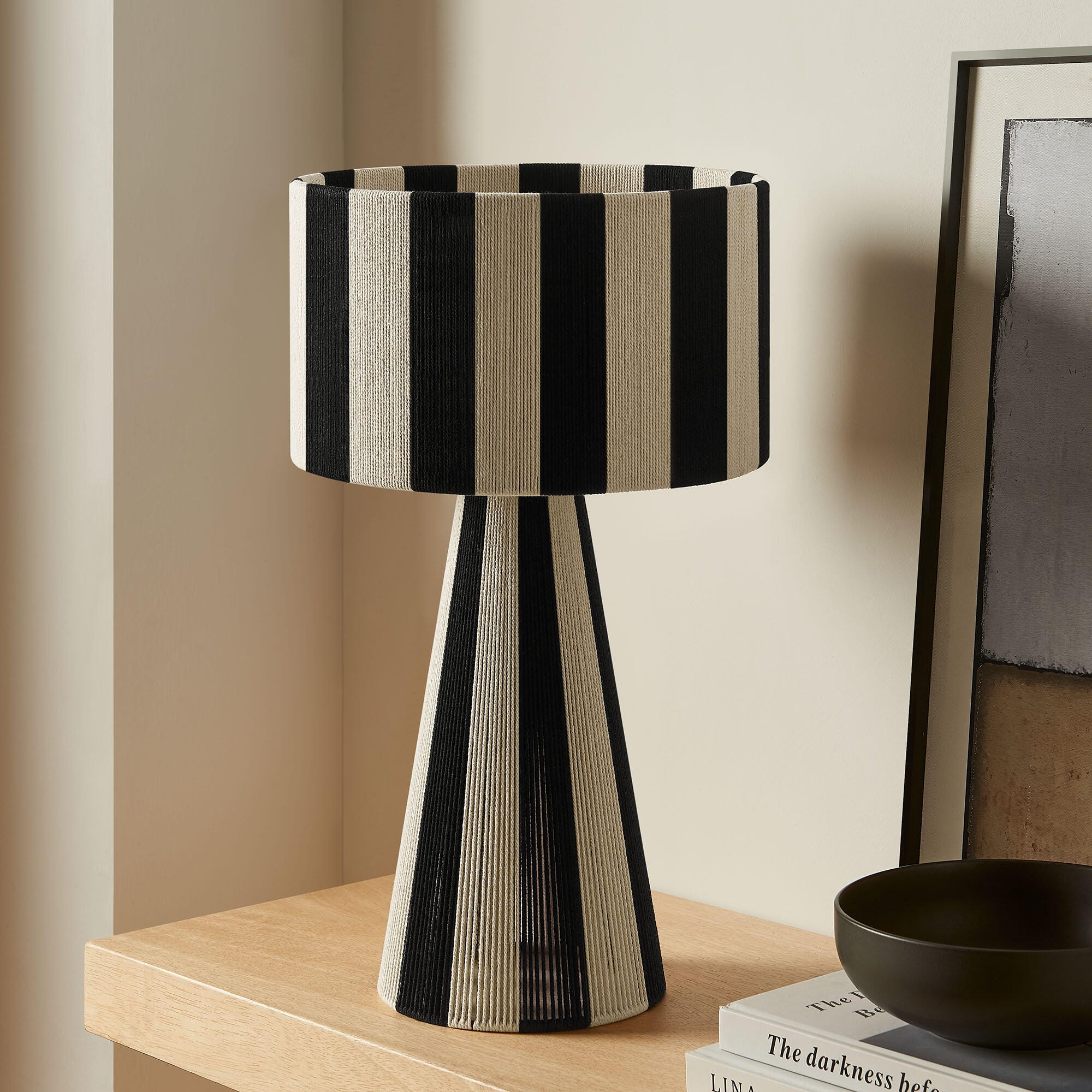 Modway Renae Table Lamp, Black, rollover