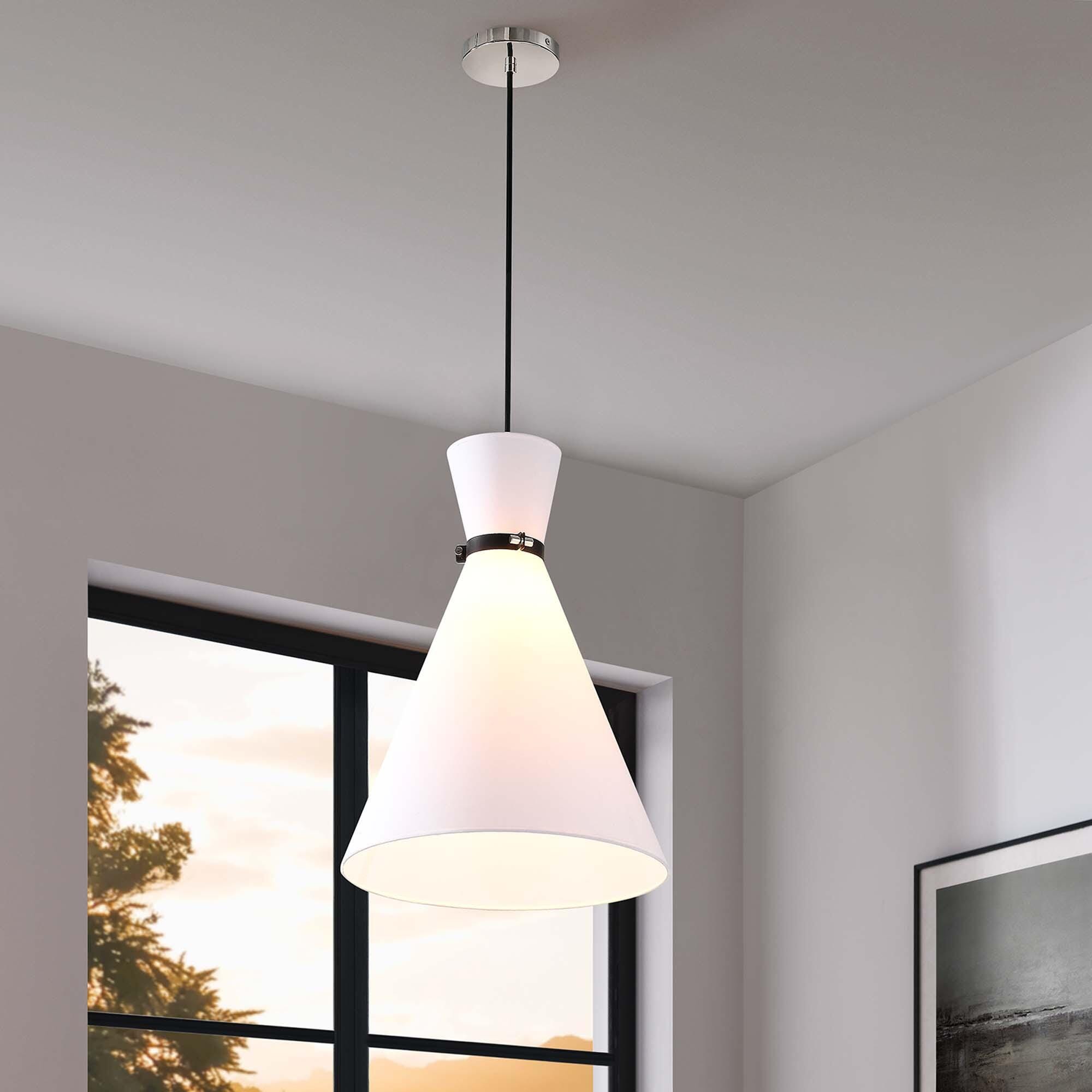Modway Starlight Pendant Light, Silver, large