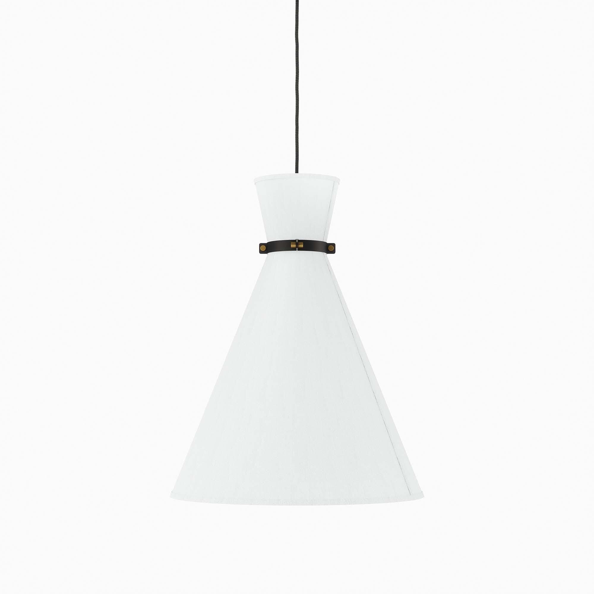 Modway Starlight Pendant Light, White/Brass, large