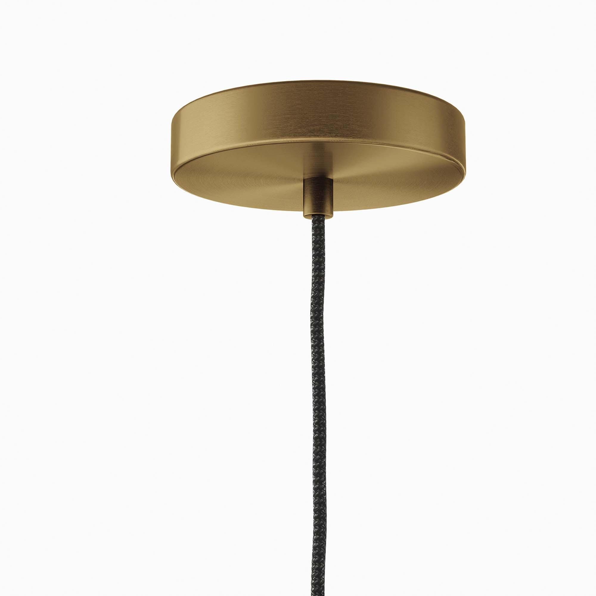 Modway Starlight Pendant Light, White/Brass, large