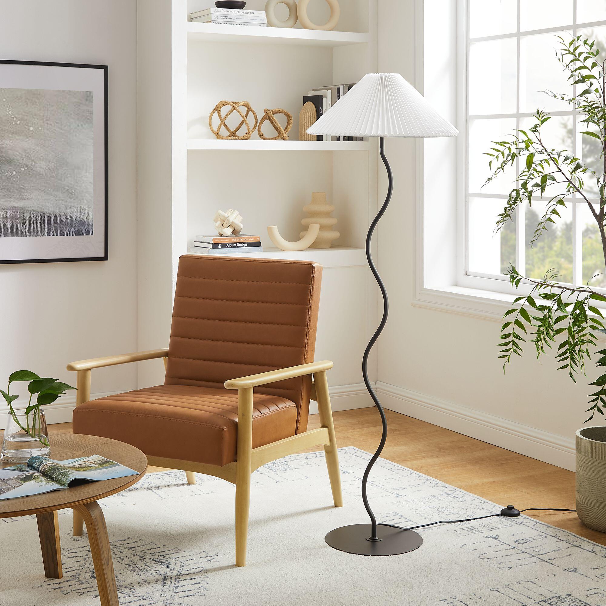 Modway Wave Floor Lamp, , rollover