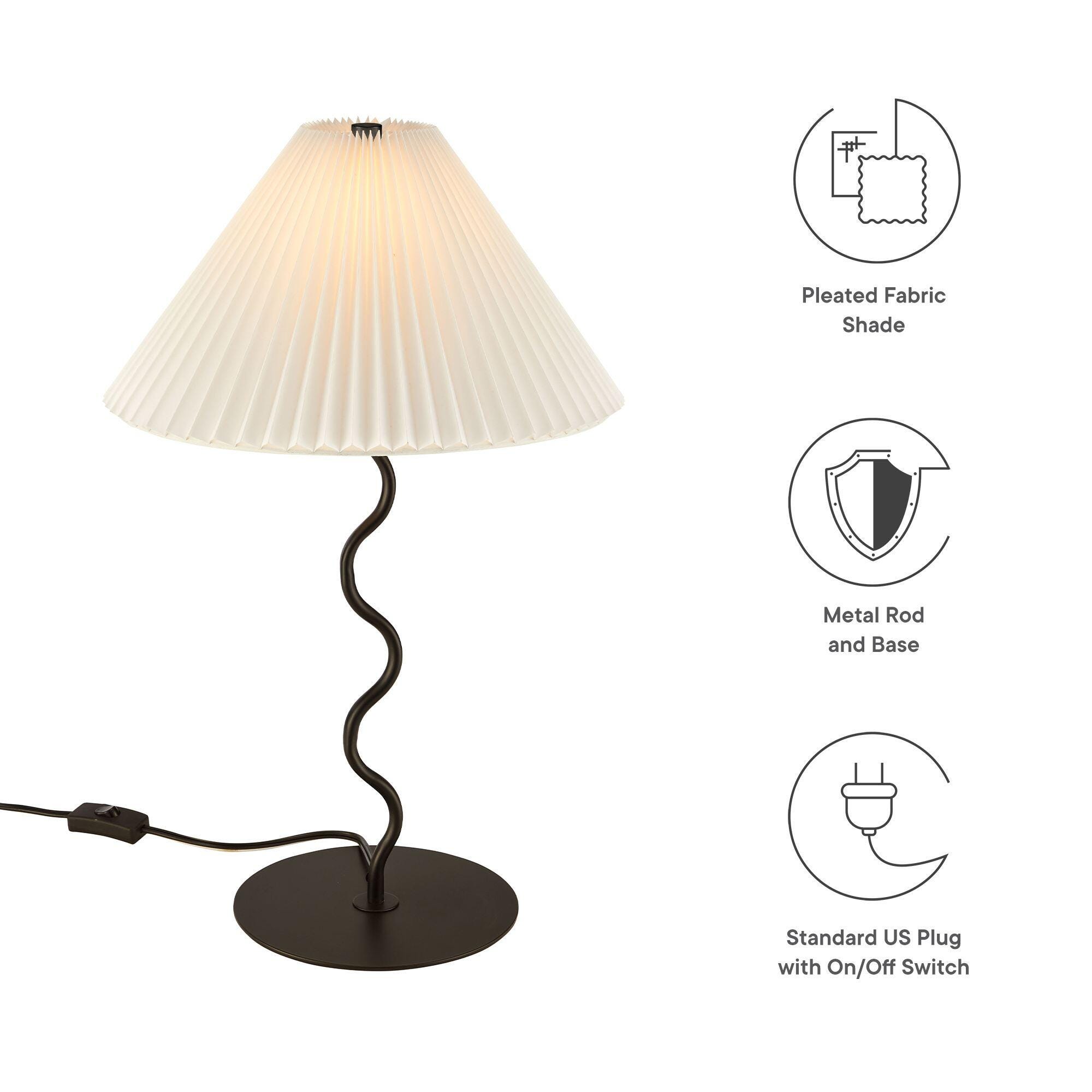Modway Wave Table Lamp, , large