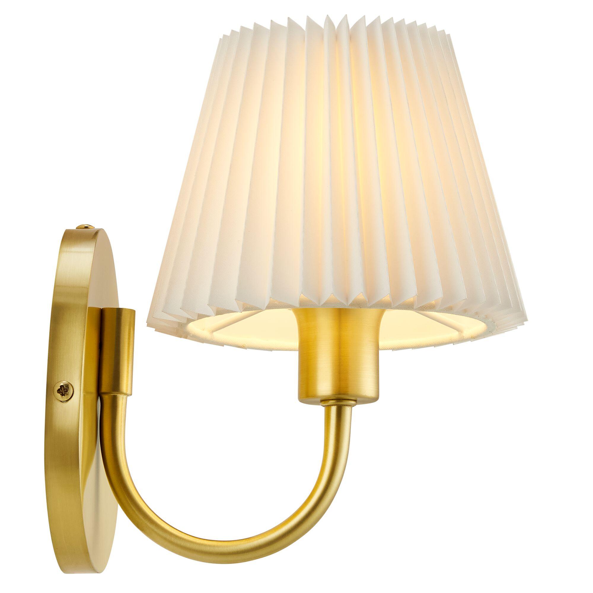 Modway Wave Wall Sconce, Brass, large