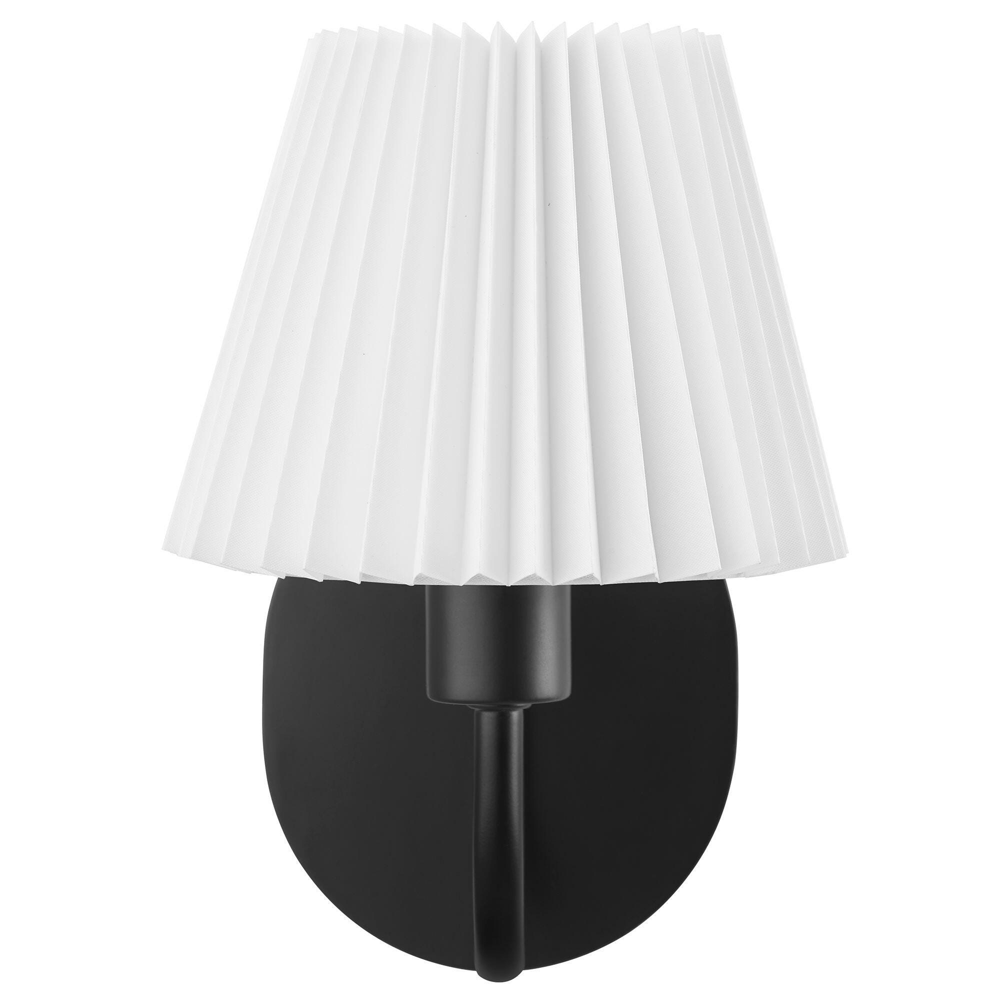 Modway Wave Wall Sconce, Black, large
