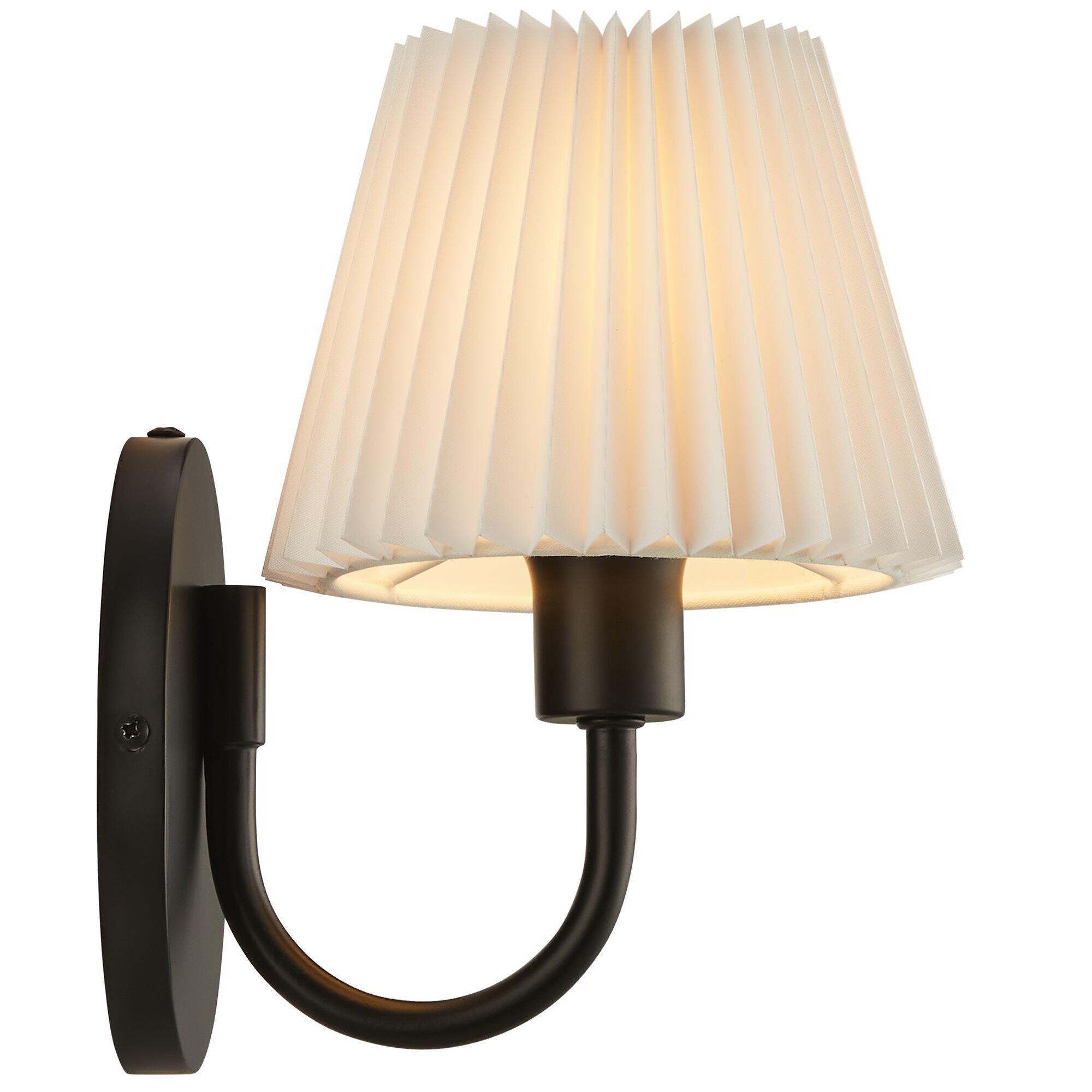 Modway Wave Wall Sconce, Black, large