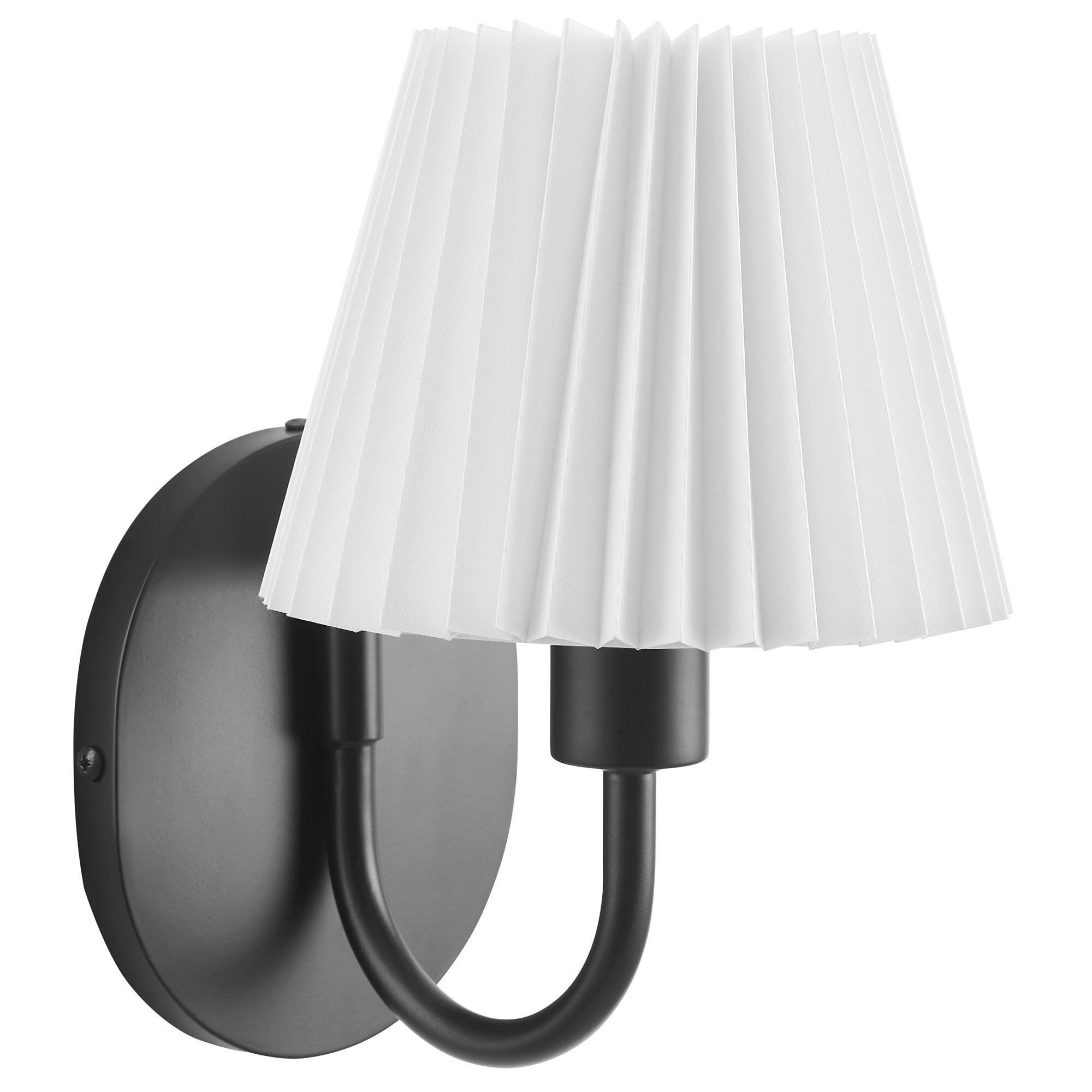 Modway Wave Wall Sconce, Black, large