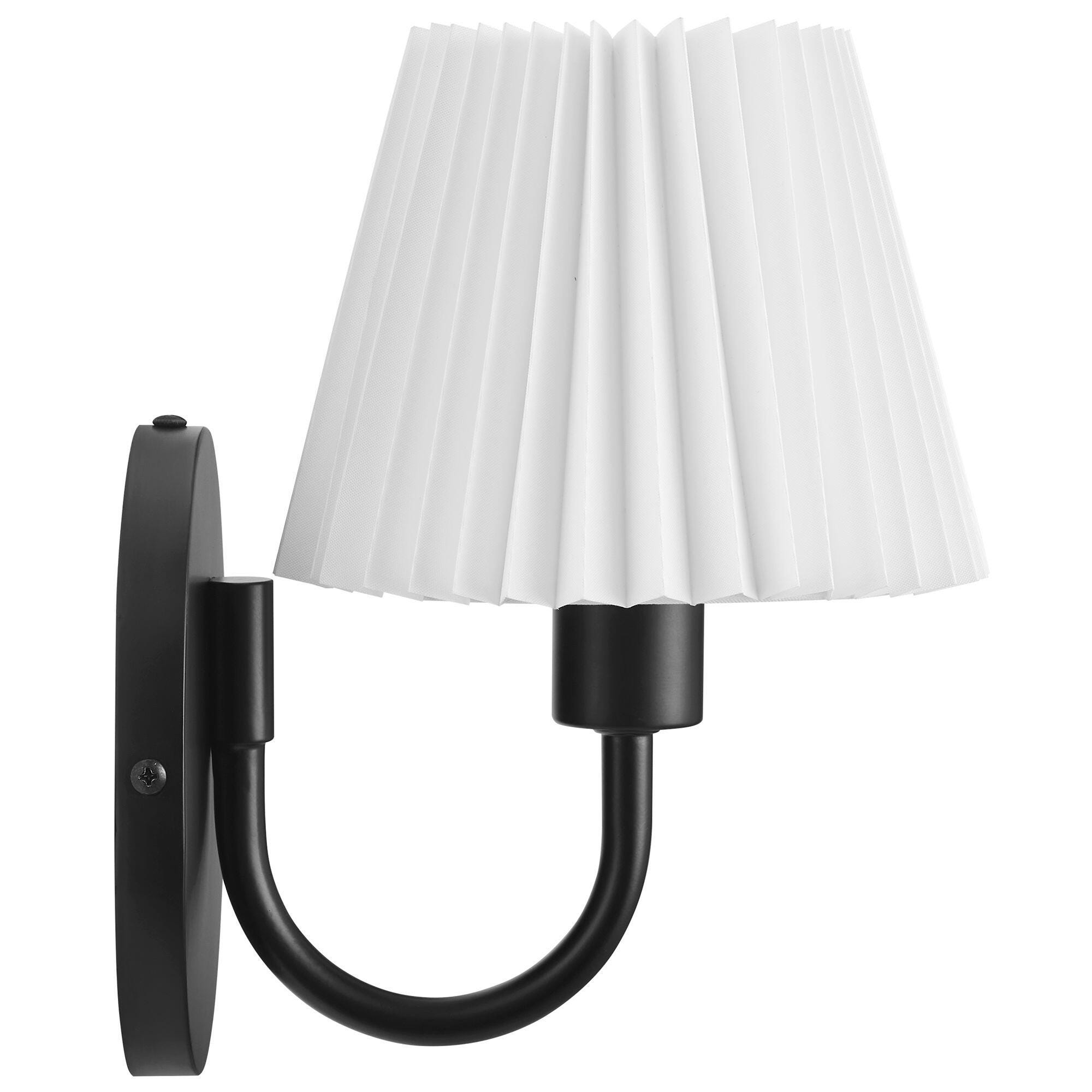 Modway Wave Wall Sconce, Black, large