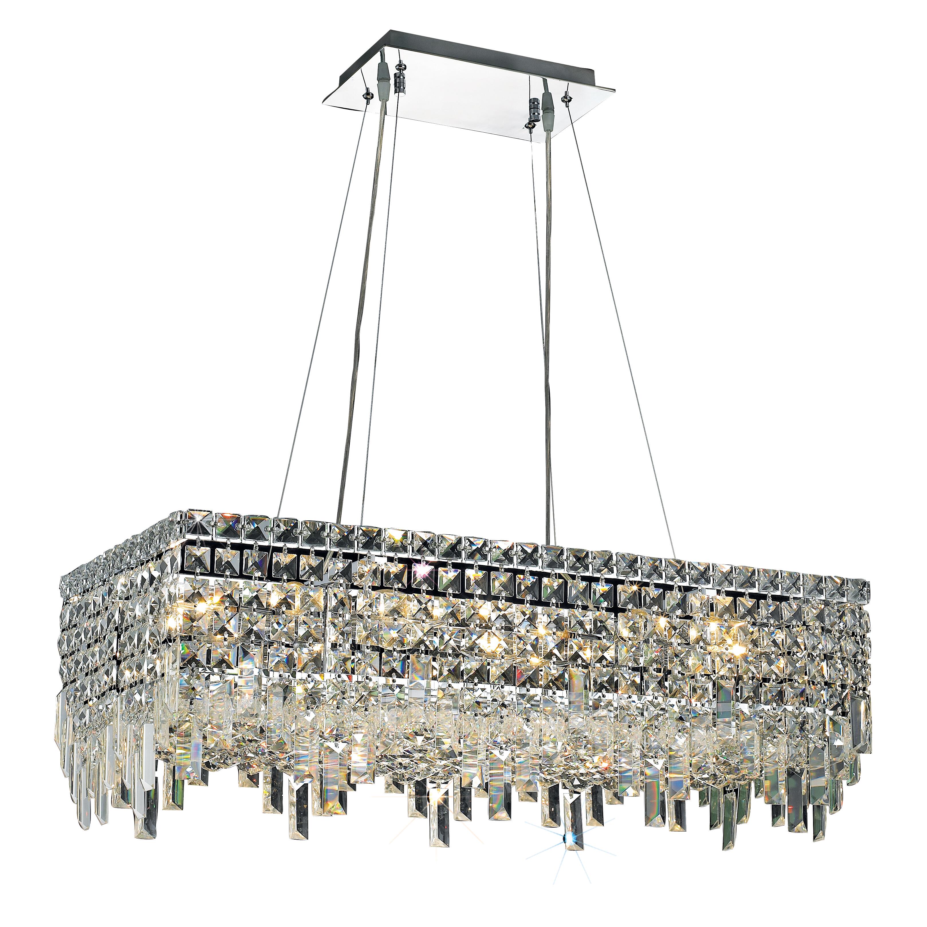 Maxime 16 Light Chrome Chandelier Clear Royal Cut Crystal, , large