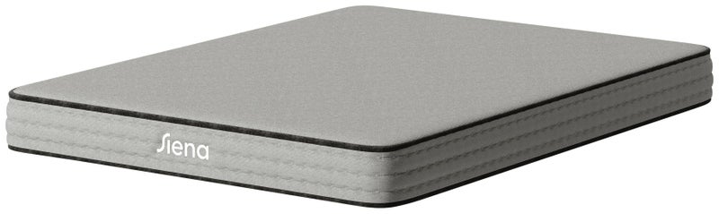 Siena Essential Hybrid 6 Inch King Mattress, Gray