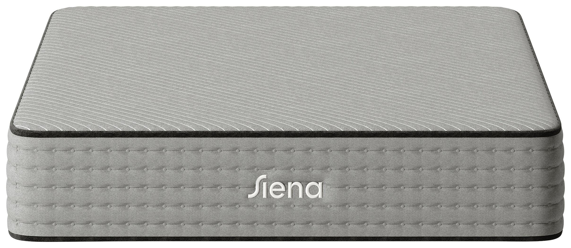Siena Signature Hybrid 12 Inch Queen Mattress, Gray, rollover