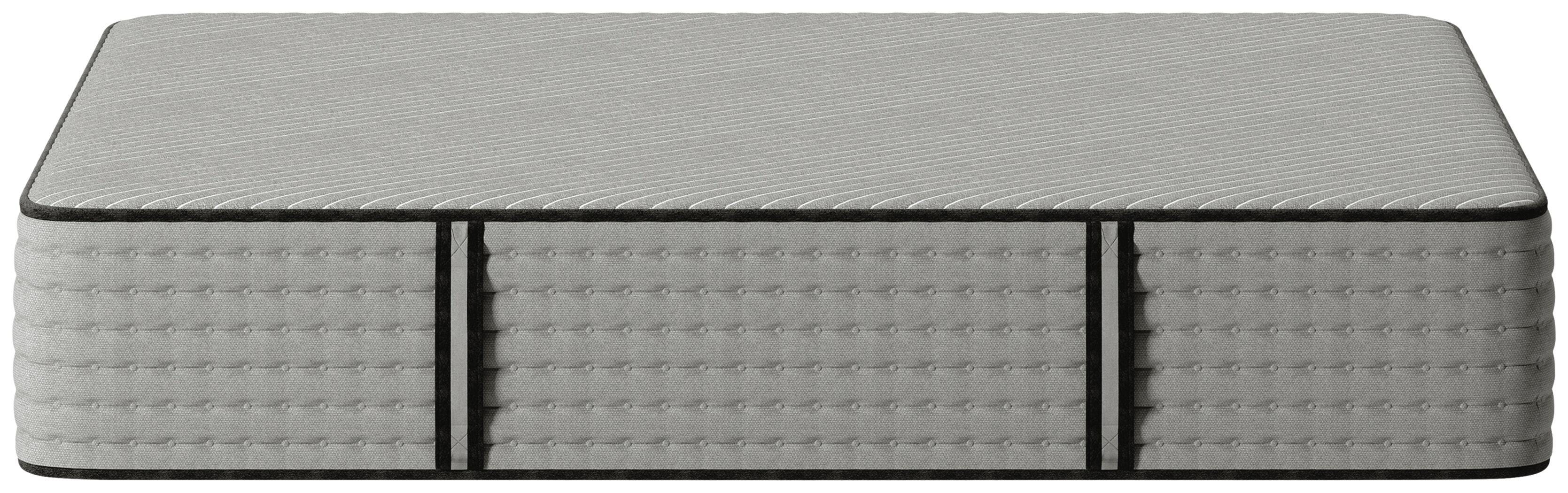 Siena Signature Hybrid 14 Inch King Mattress and 2 Pillows, Gray, large