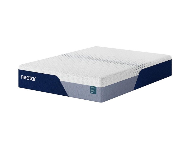 Nectar Premier Memory Foam King Mattress, White