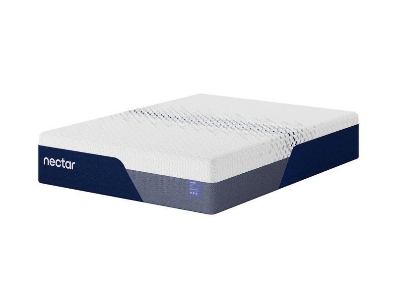 Nectar Luxe Memory Foam King Mattress, White