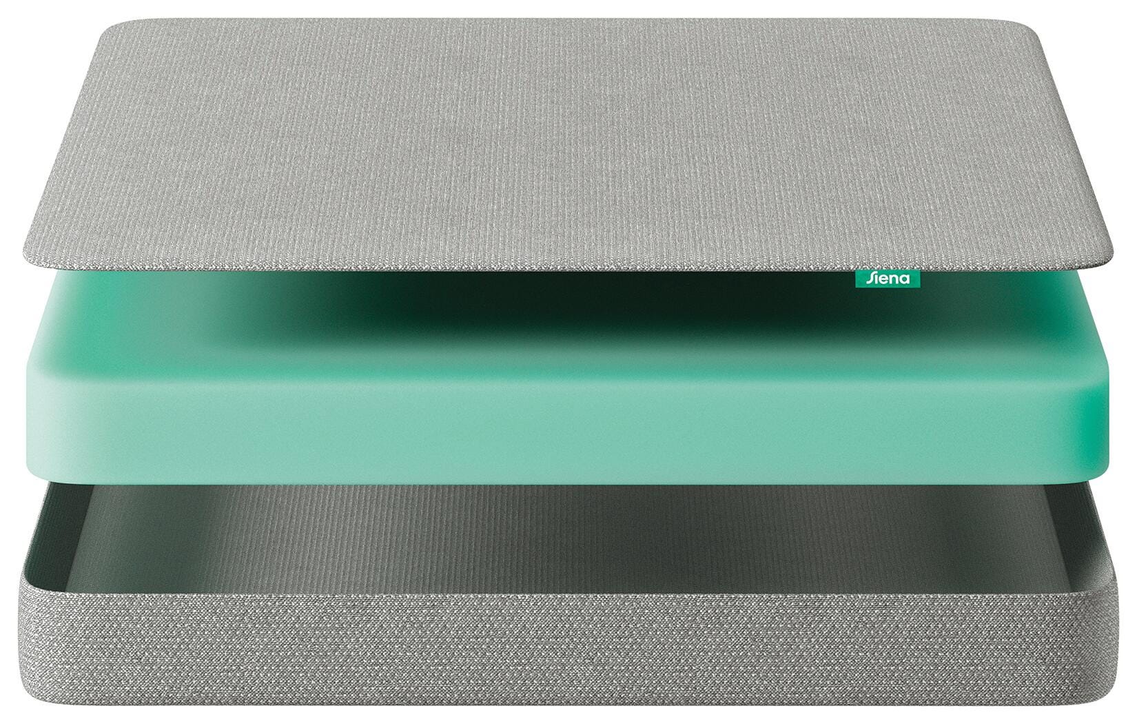 Siena Essential Memory Foam 6 Inch Queen Mattress, Gray, large