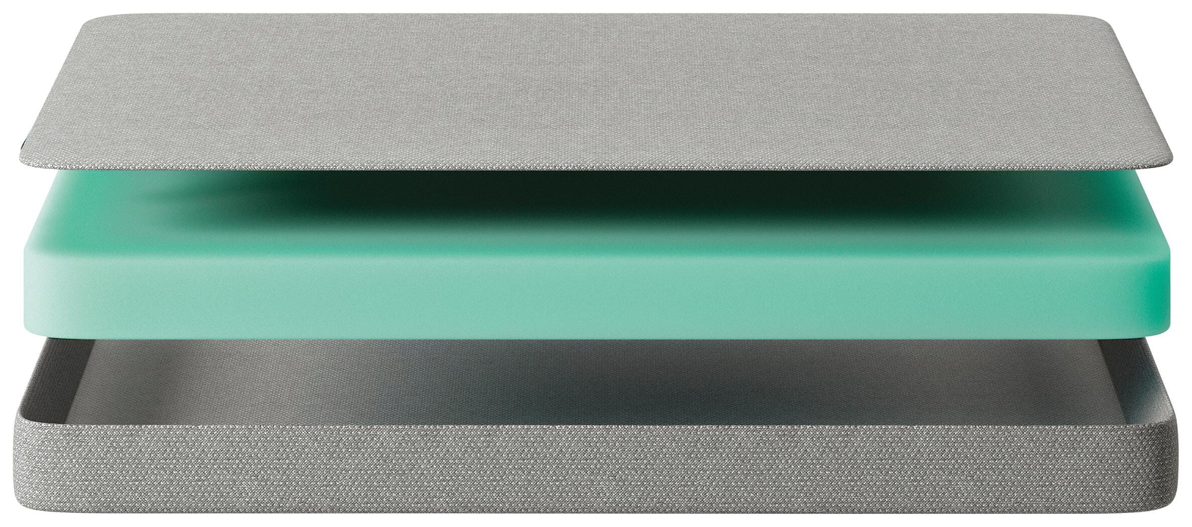 Siena Essential Memory Foam 6 Inch Queen Mattress, Gray, large