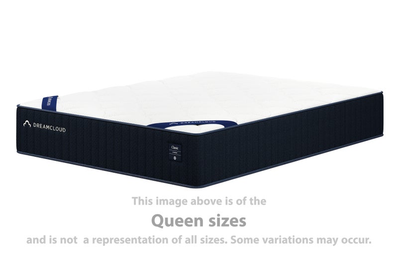 DreamCloud Hybrid Classic King Mattress, White