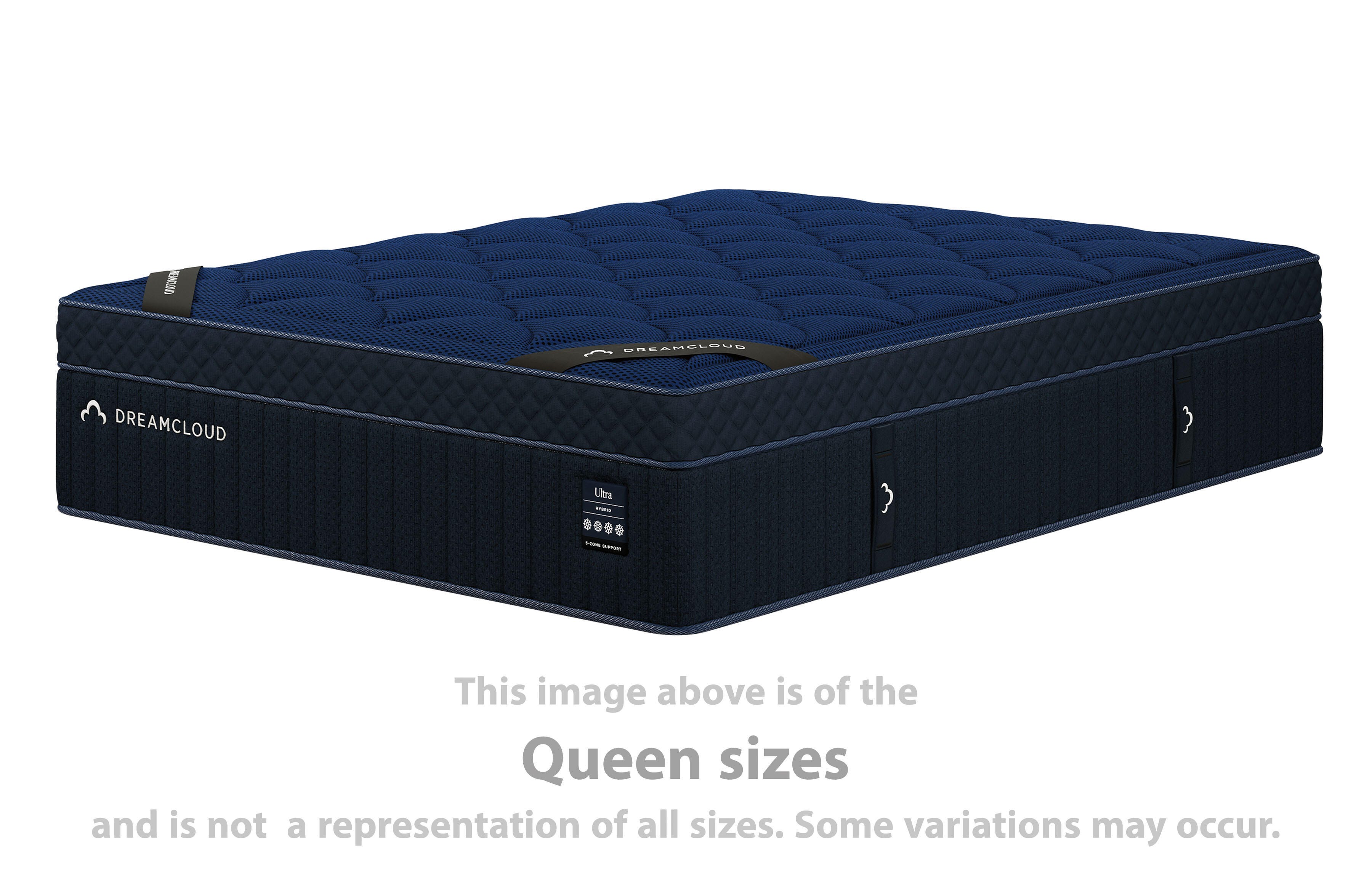 DreamCloud Hybrid Ultra King Mattress, White