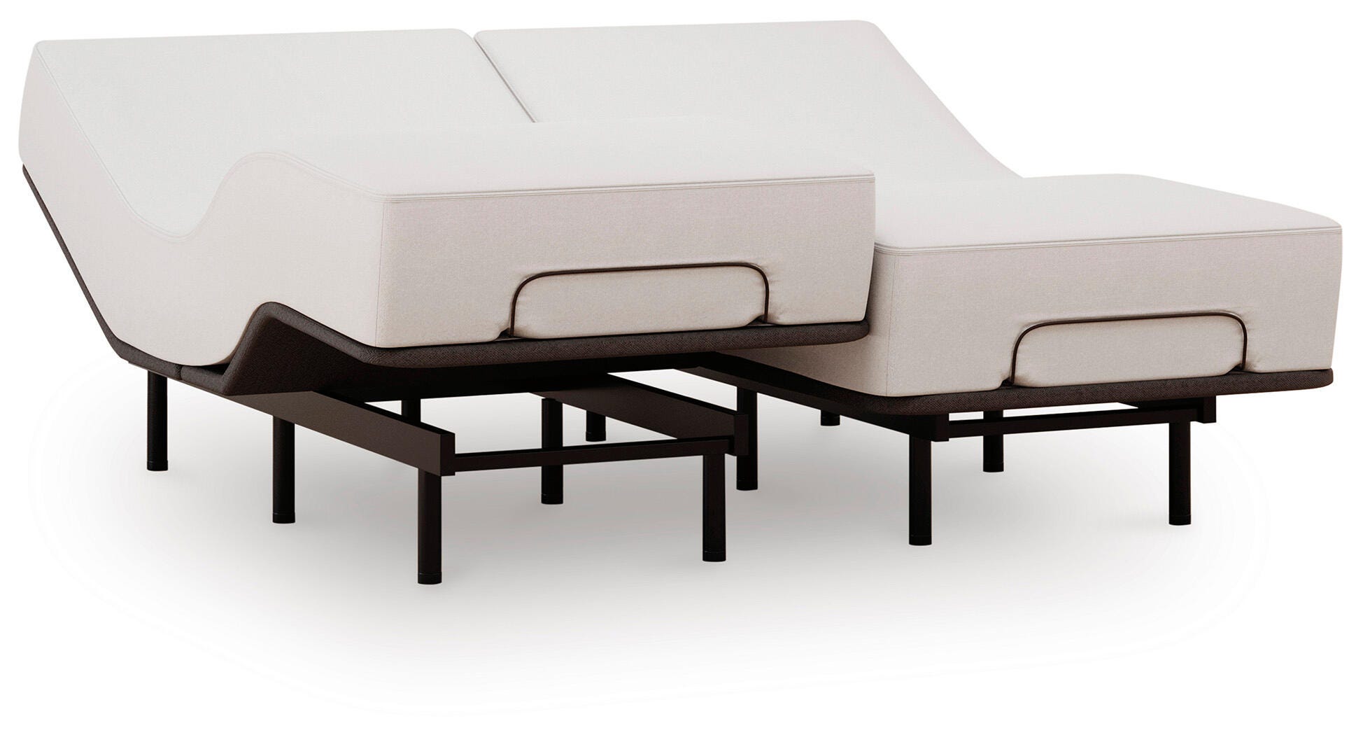 Comfort Classic Adj Base Split California King Adjustable Base, Black, large