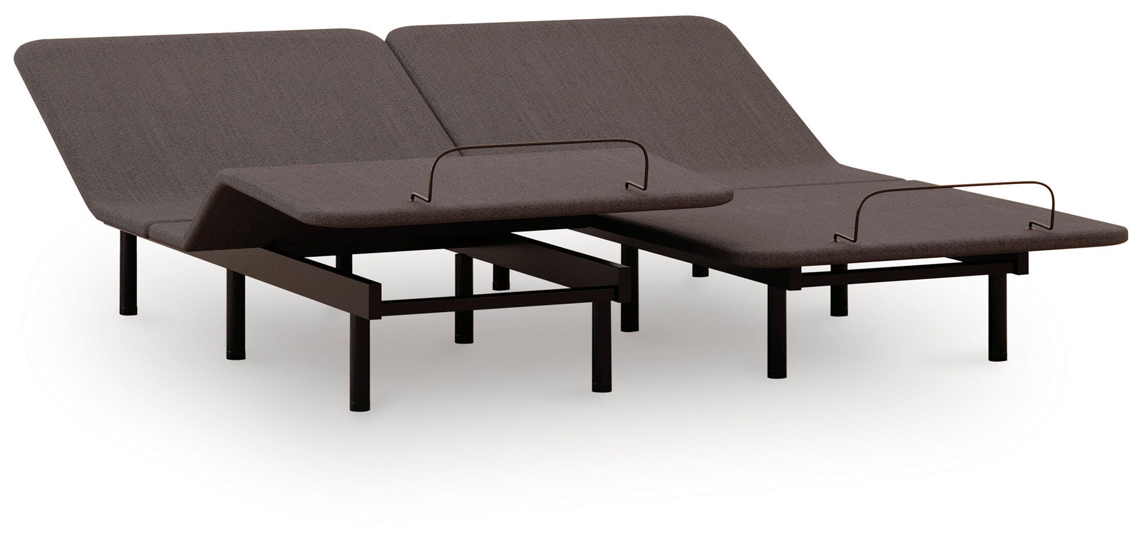 Comfort Classic Adj Base Split California King Adjustable Base, Black, large