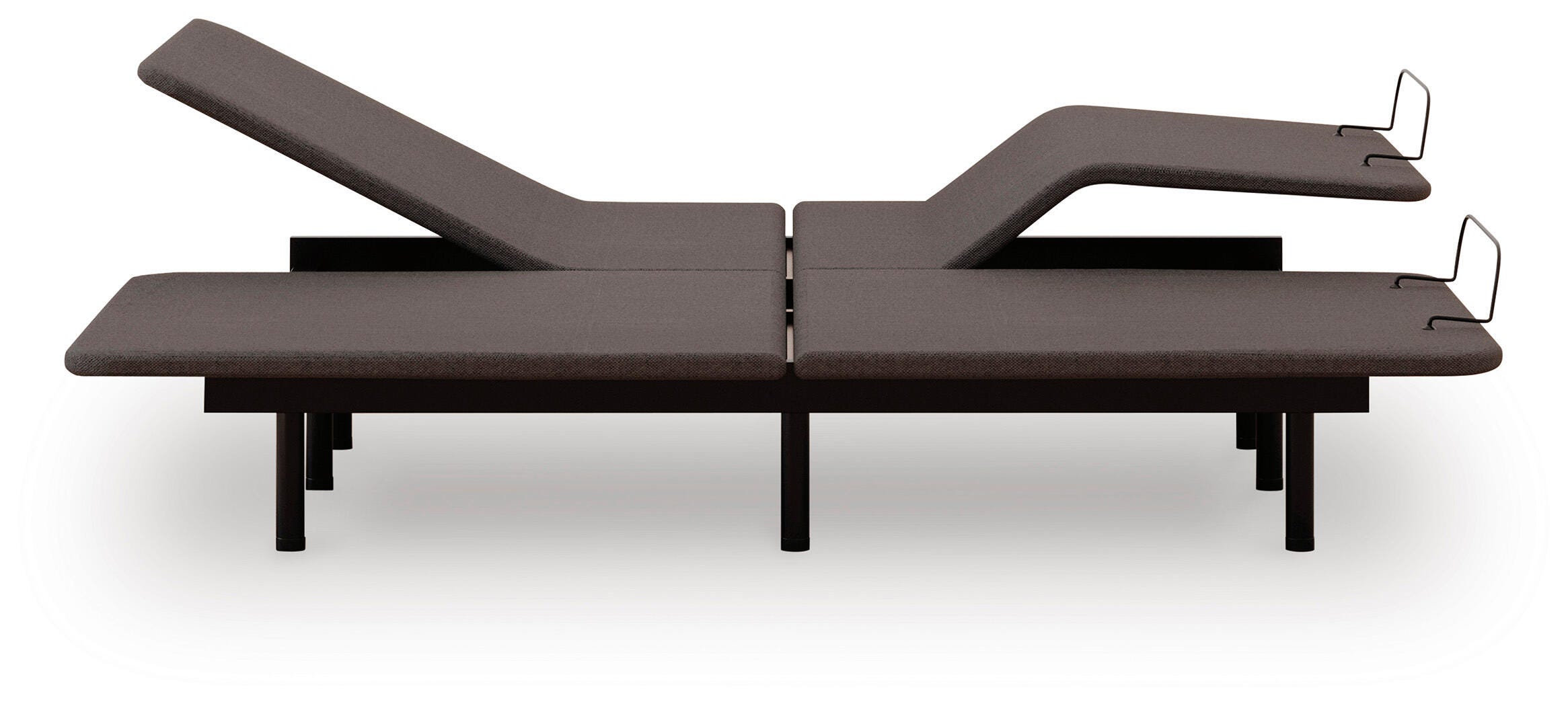Comfort Classic Adj Base Split California King Adjustable Base, Black, large
