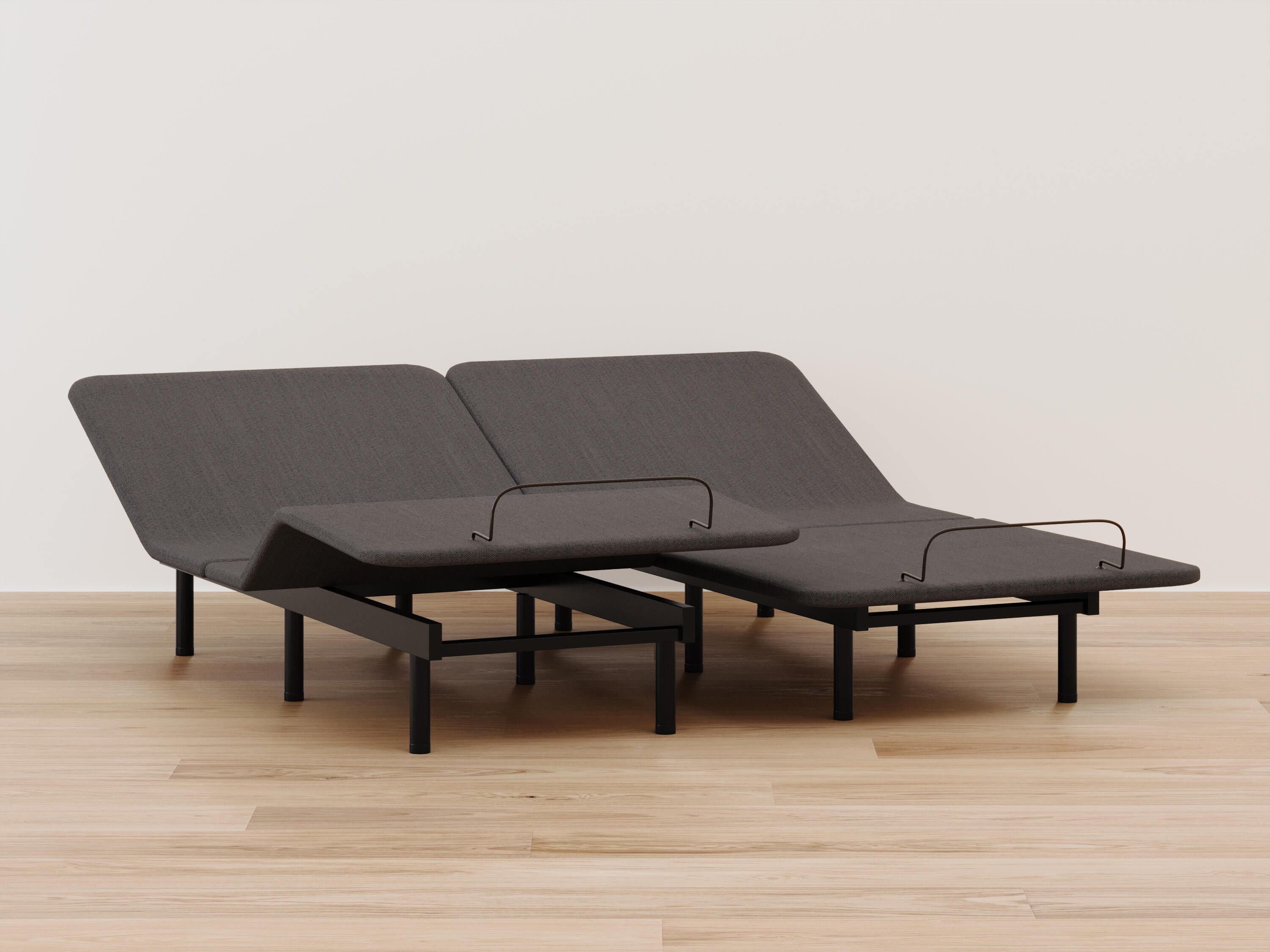 Comfort Classic Adj Base Split California King Adjustable Base, Black, large
