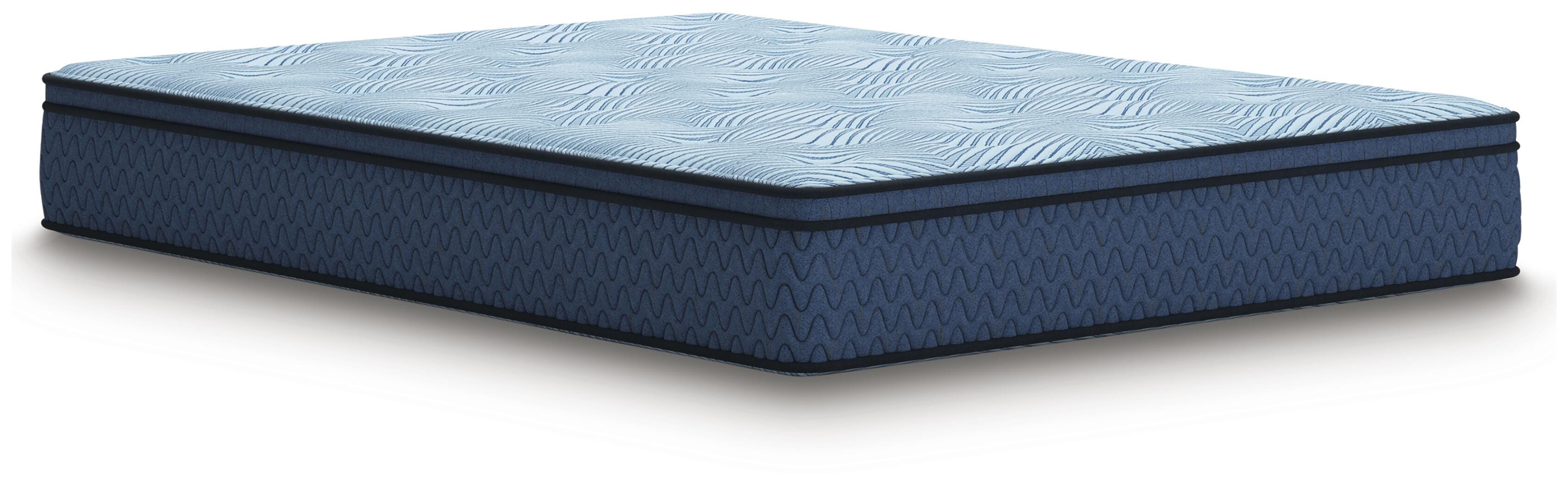 Peak 2.0 12 Hybrid King Mattress, Light Blue, large