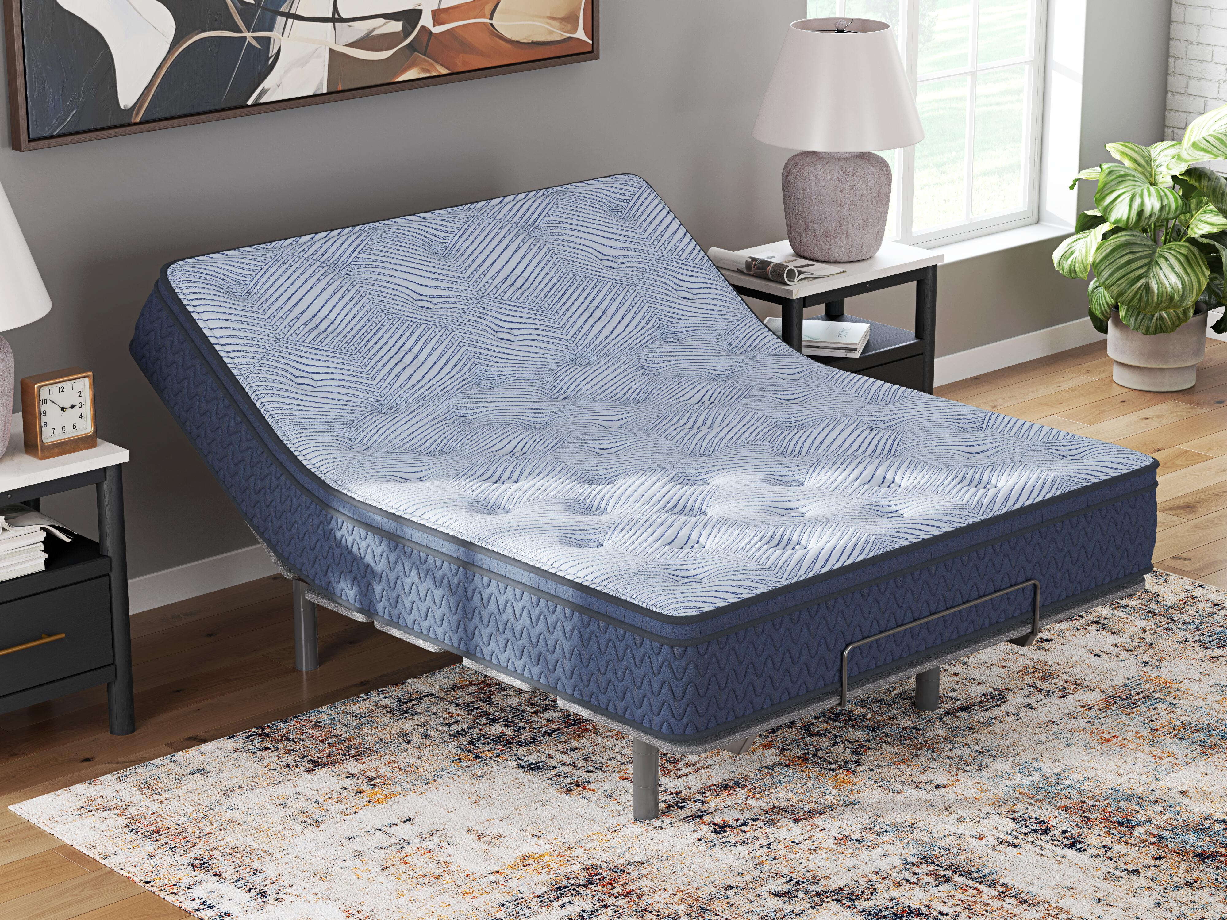 Peak 2.0 12 Hybrid Queen Mattress, Light Blue, large