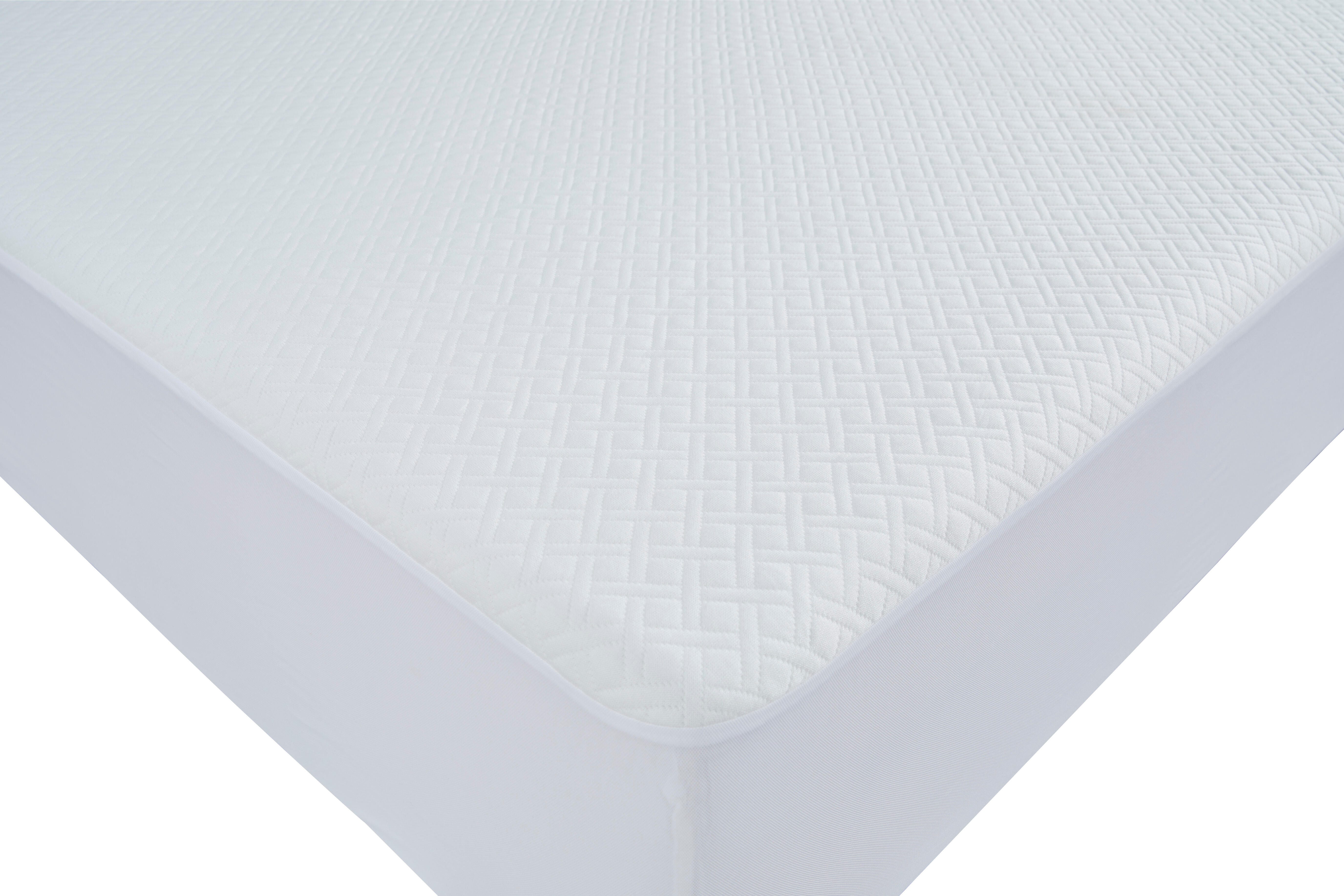 Basic Protector Queen Mattress Protector, White, large