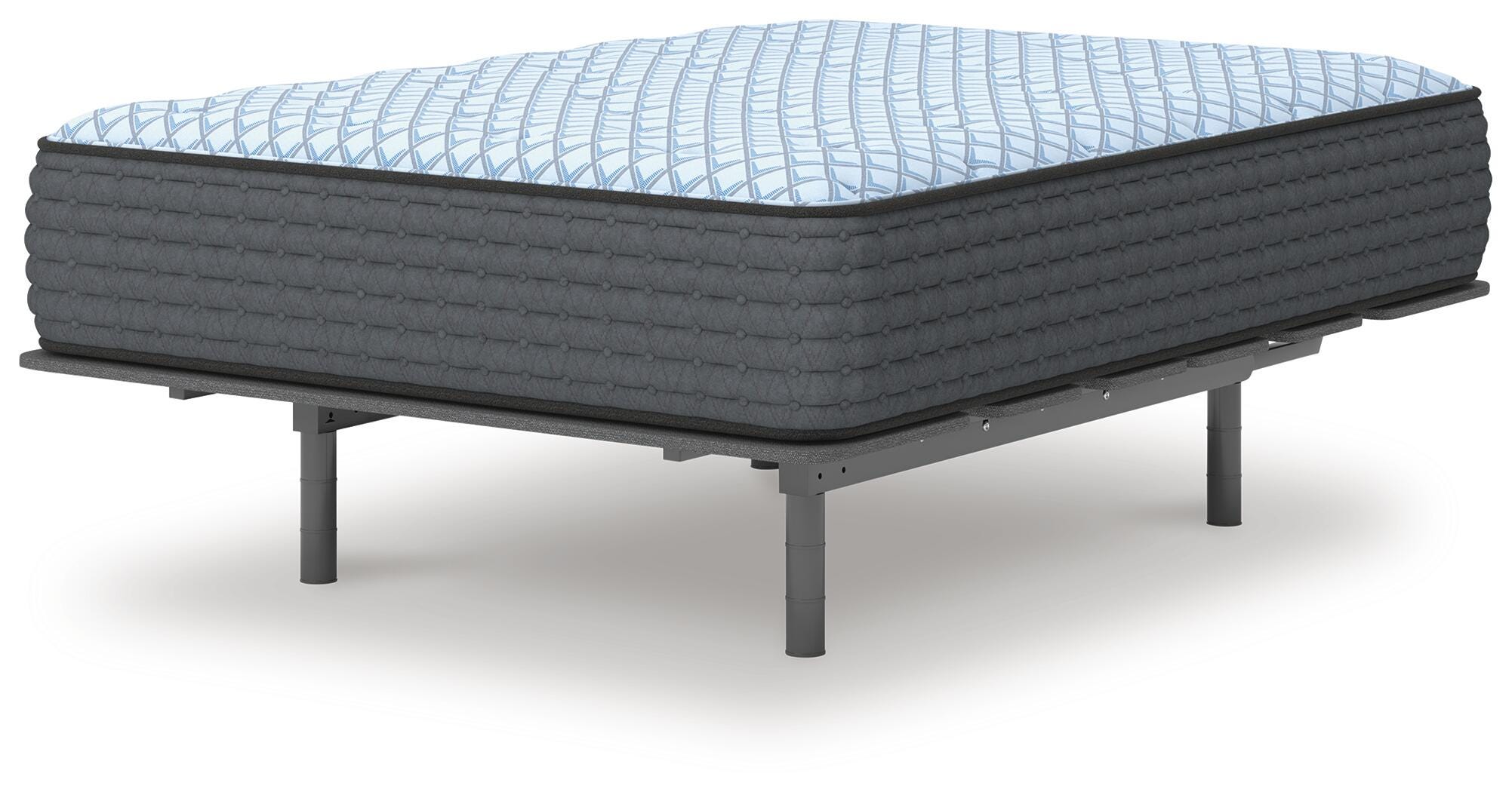 Destin Cove Plush Queen Mattress, Blue, large