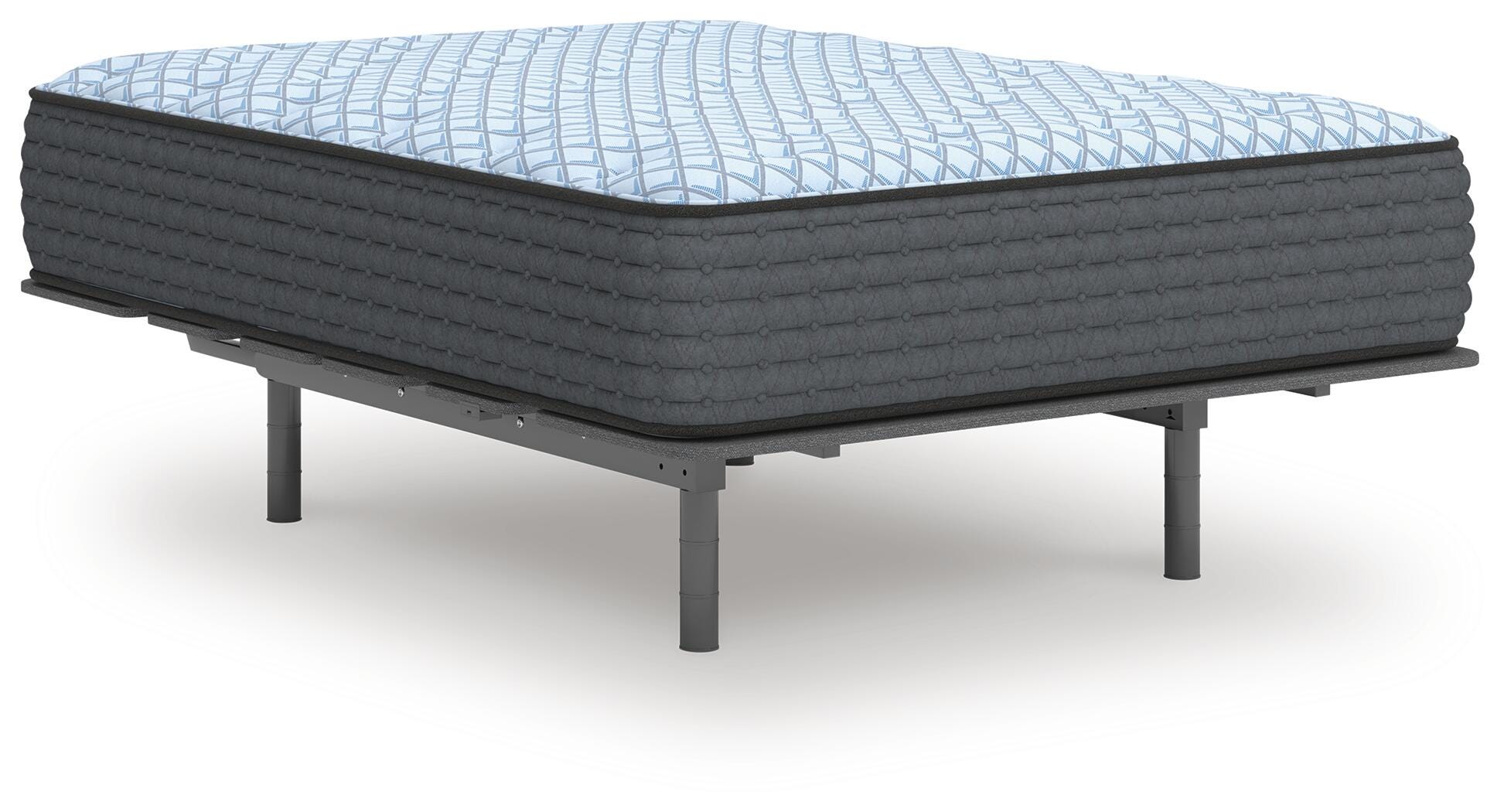 Destin Cove Plush Queen Mattress, Blue, large
